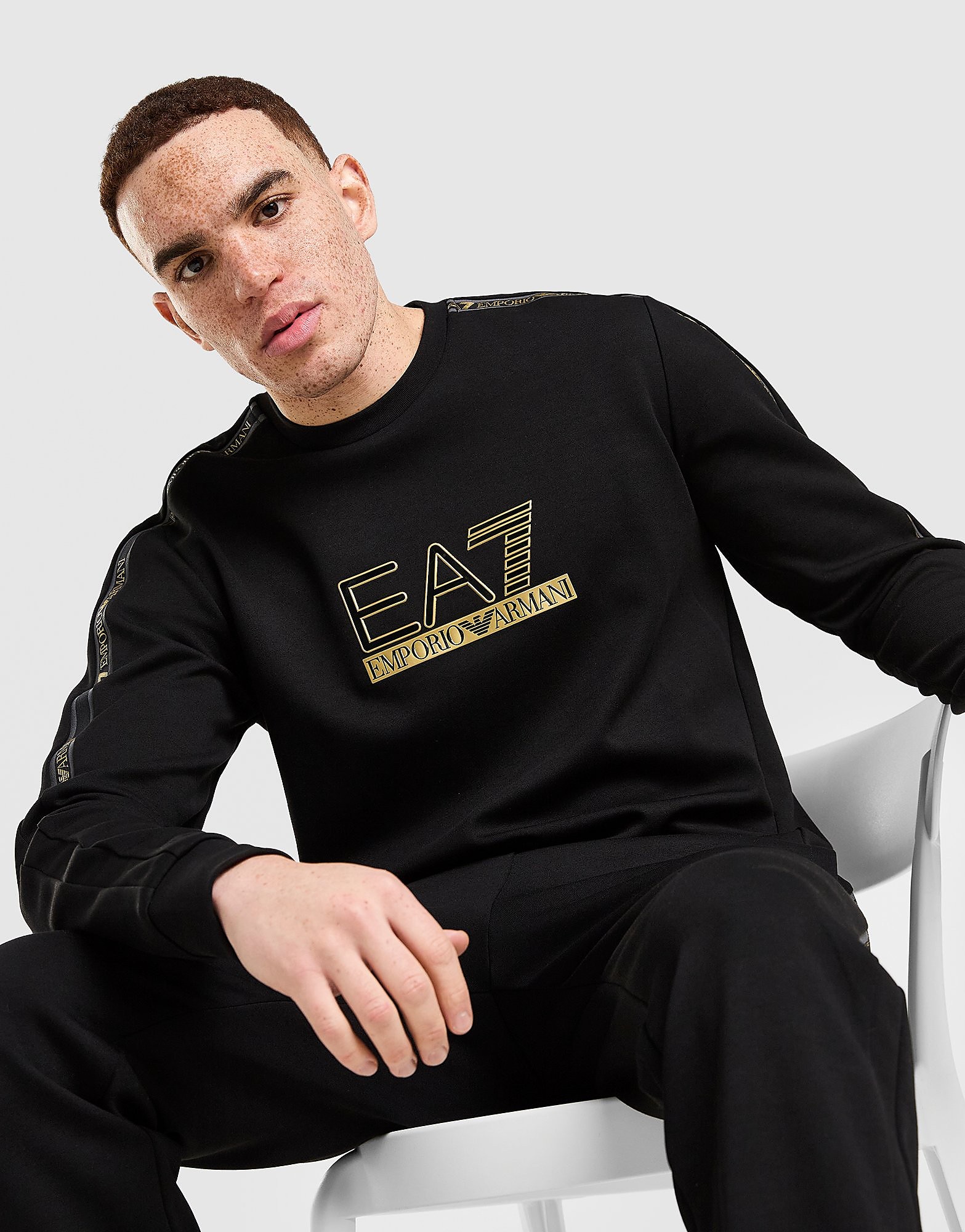 Emporio Armani EA7 Sweatshirt Tape Crew Homme - vue 1