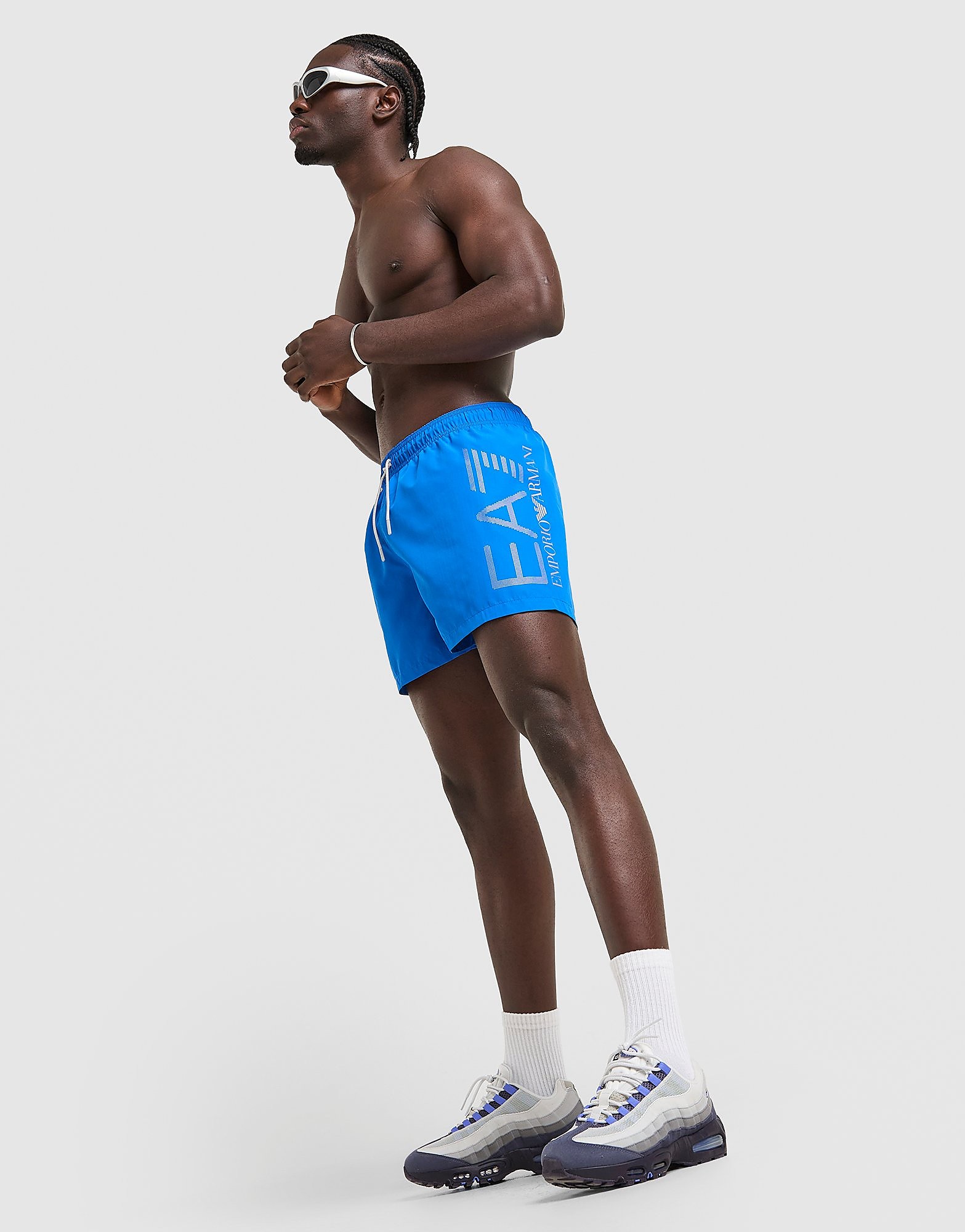 EA7 Emporio Armani Side Logo Swim Shorts - vue 1