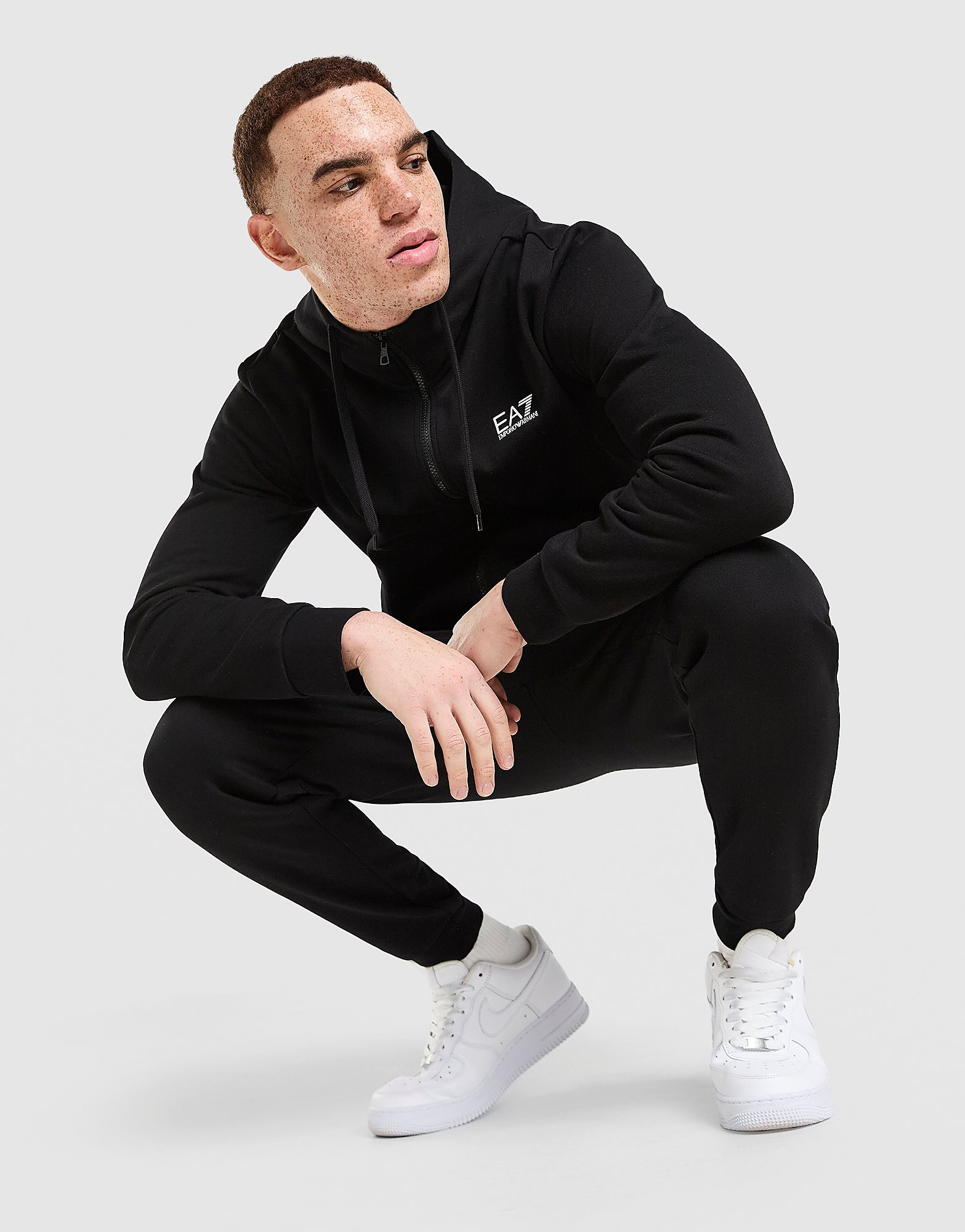 EA7 Emporio Armani Full Zip Hooded Tracksuit - vue 1