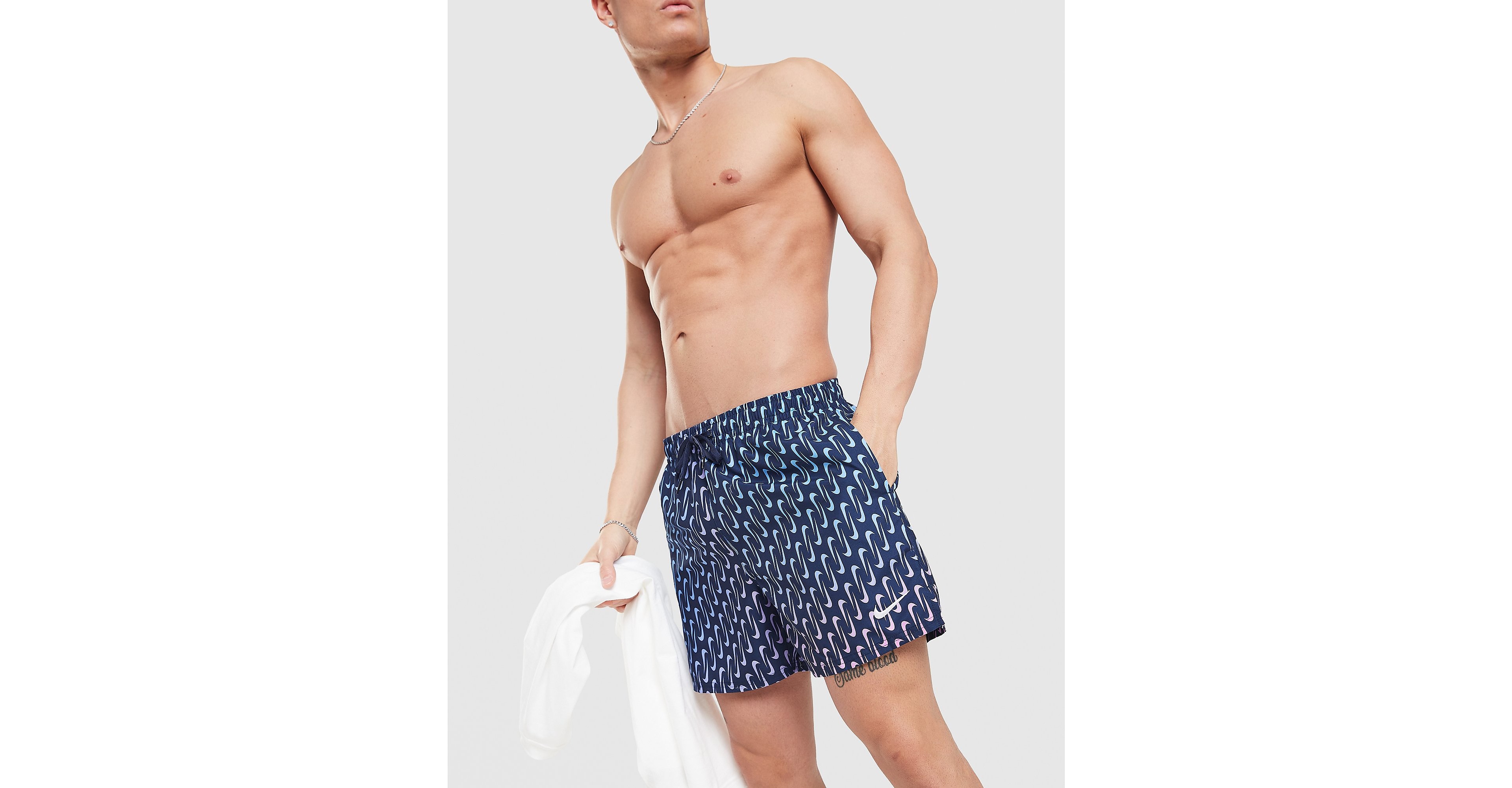 Swoosh Link Fade Swim Shorts
