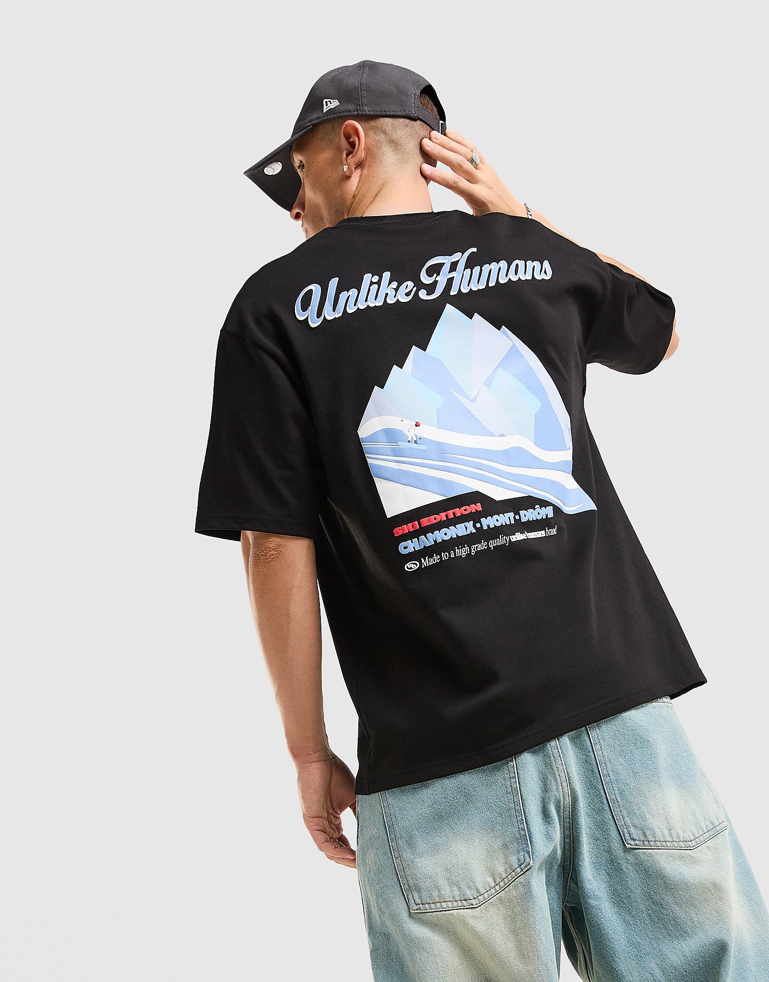 Unlike Humans Boarder T Shirt - vue 1