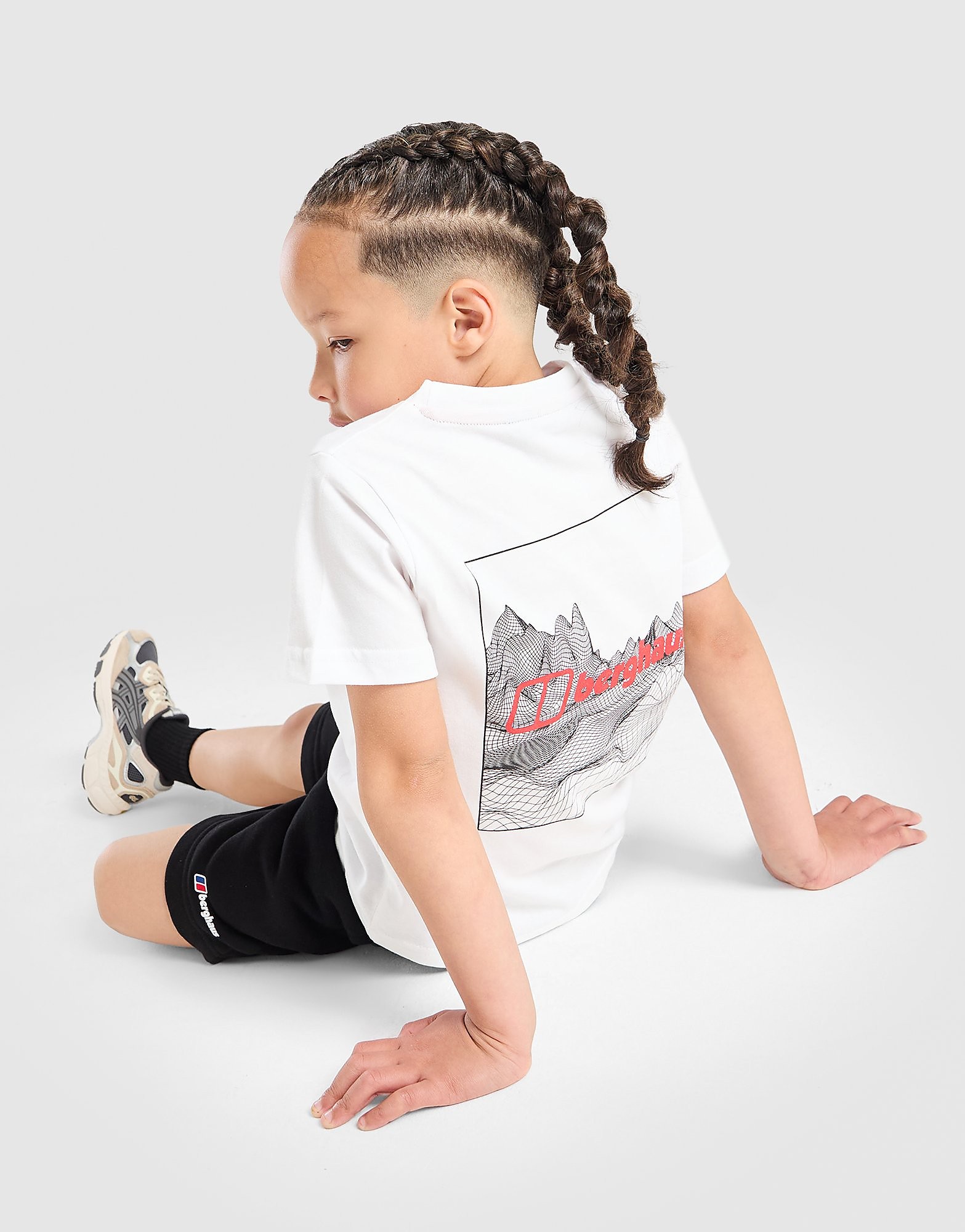 Set da 2 Maglietta e Pantaloncini Full Box Logo Bambino - Bianco, bianco bianco Bambino taglia 3-4Y