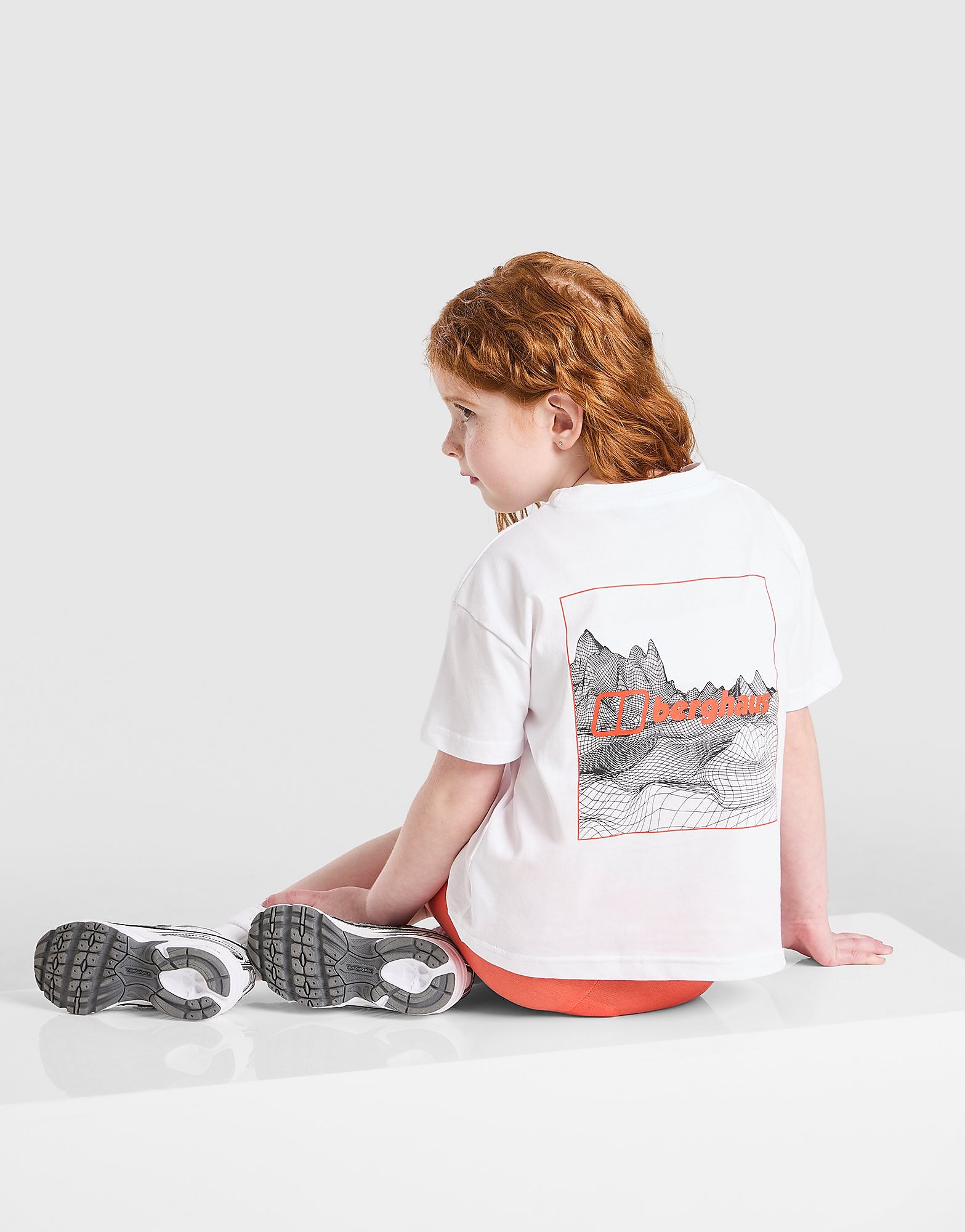 Completo Maglia/Pantaloncino Full Box Logo Ragazza Bambino - Bianco, bianco bianco Bambino taglia 4-5Y