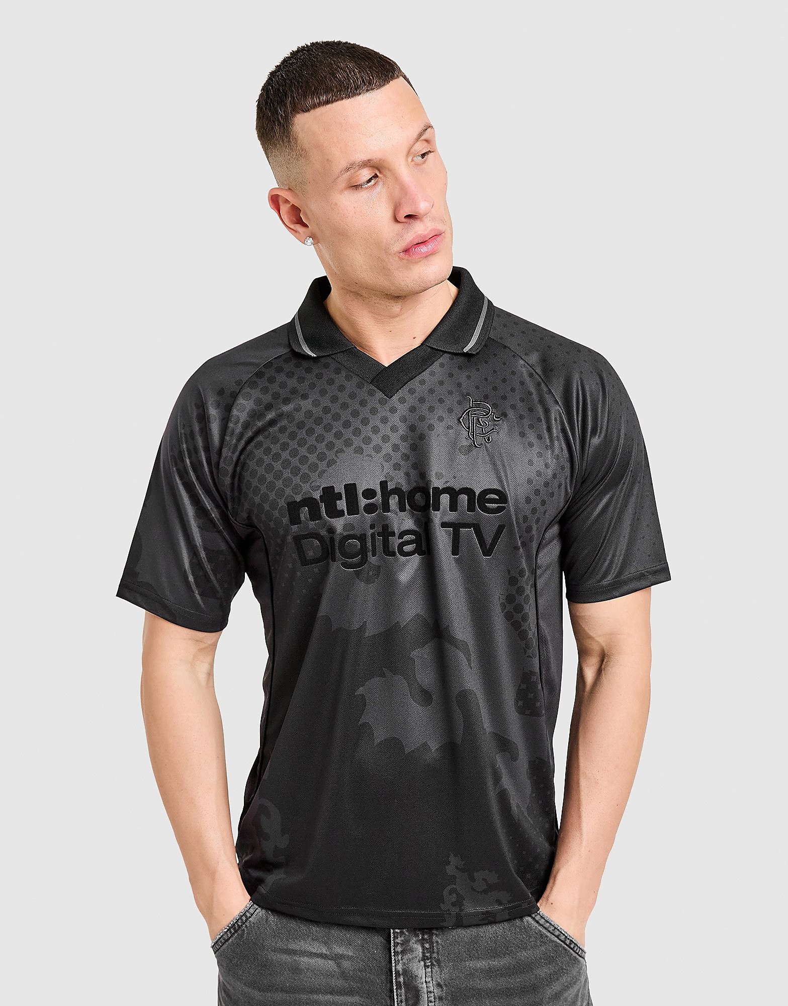 Score Draw Rangers FC '02 Retro Blackout Shirt