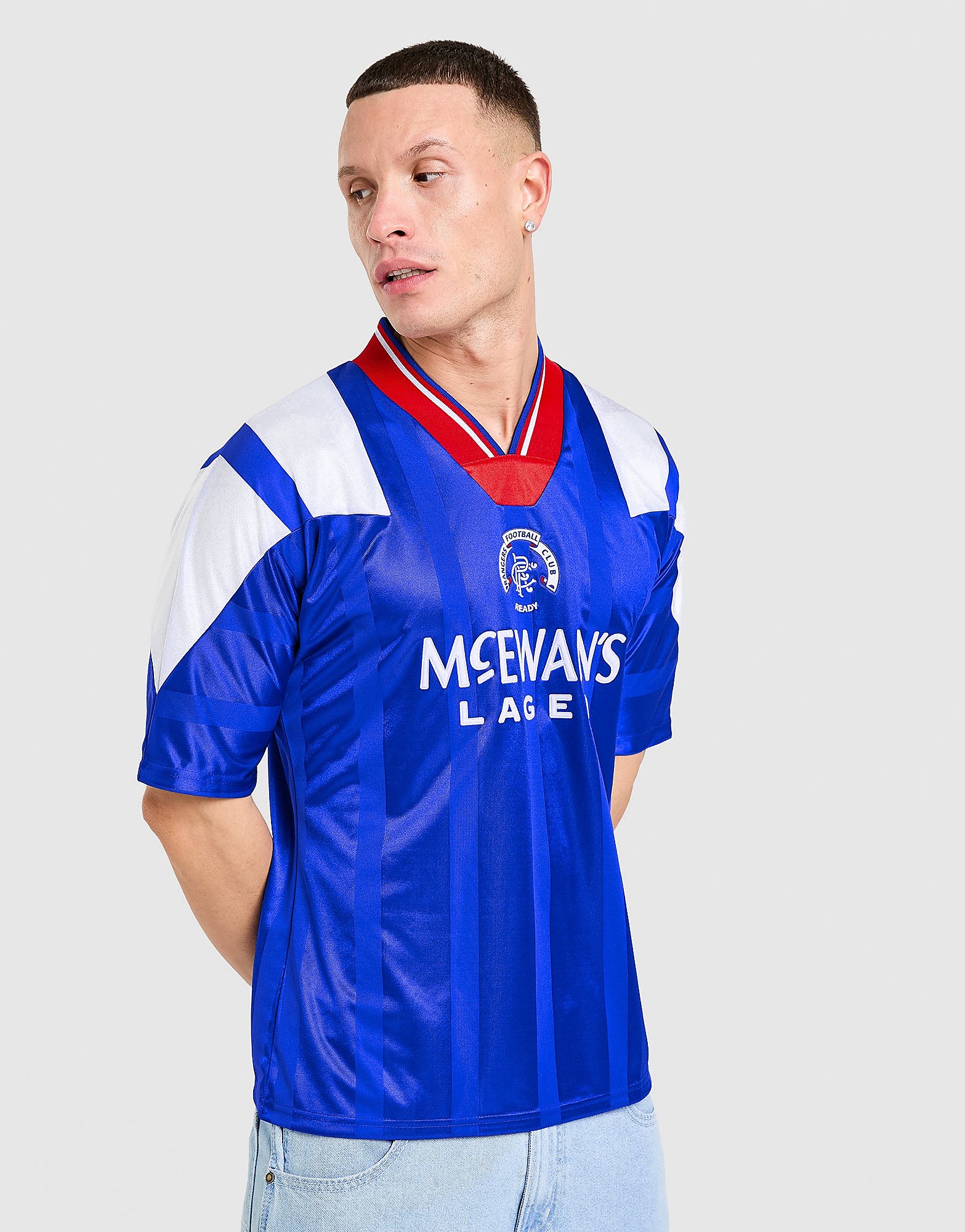 Score Draw Rangers FC '92 Retro Home Shirt