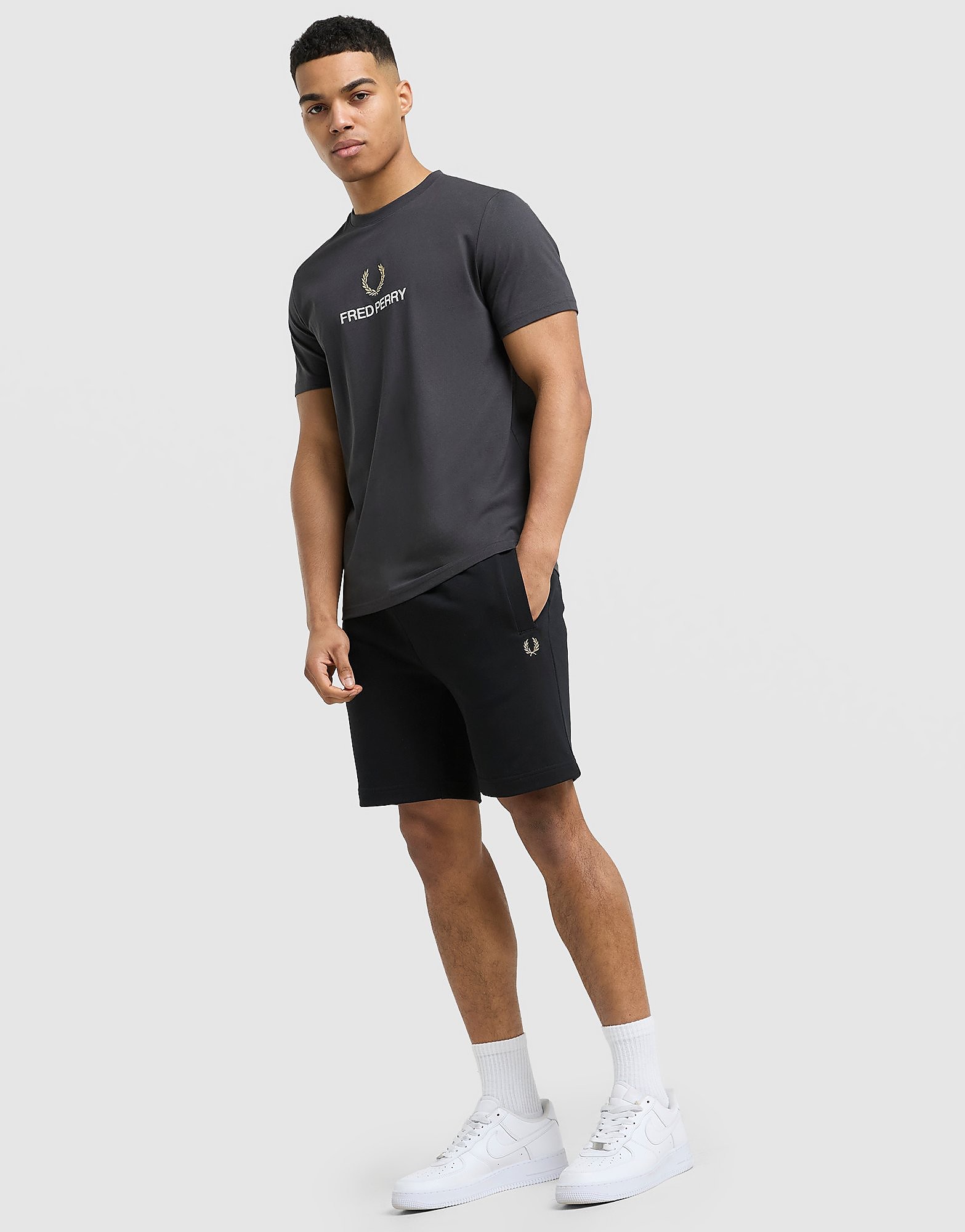 Fred Perry Tipped Shorts - vue 1