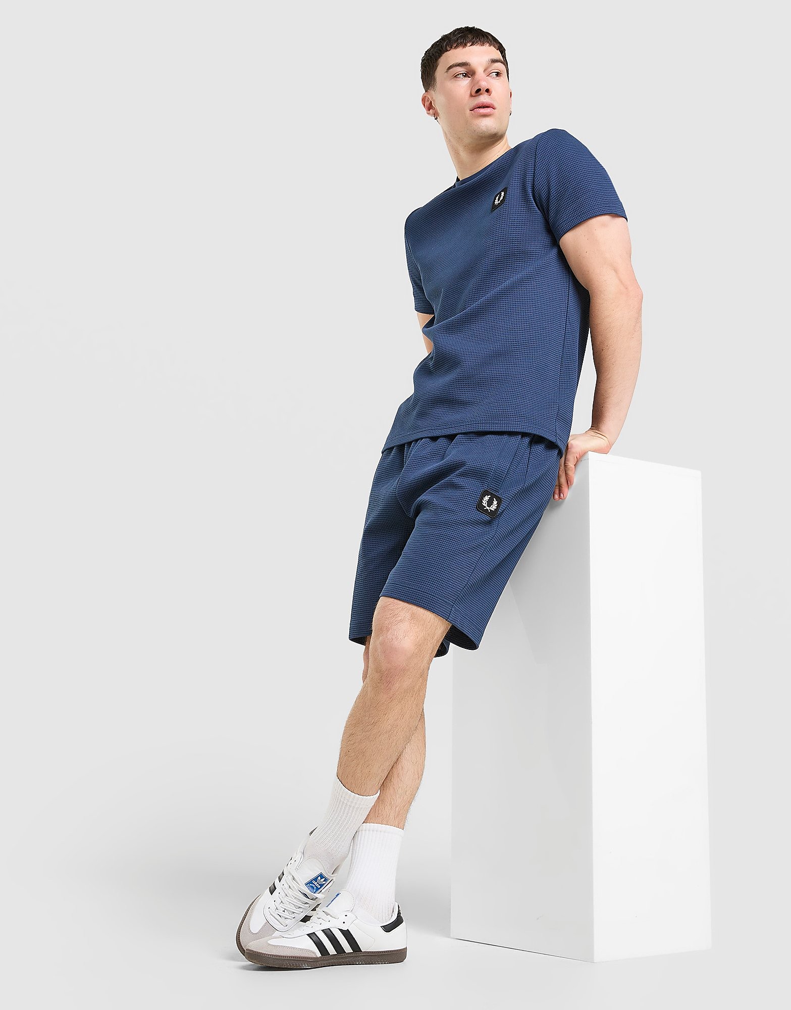 Fred Perry Waffle Shorts - vue 1