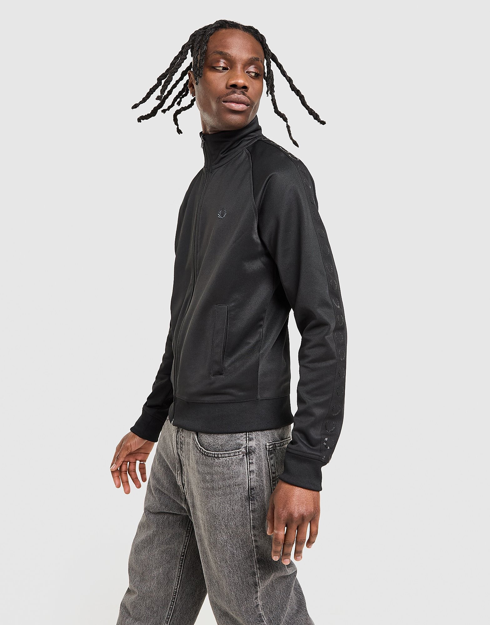 Fred Perry Tape Track Top, nero