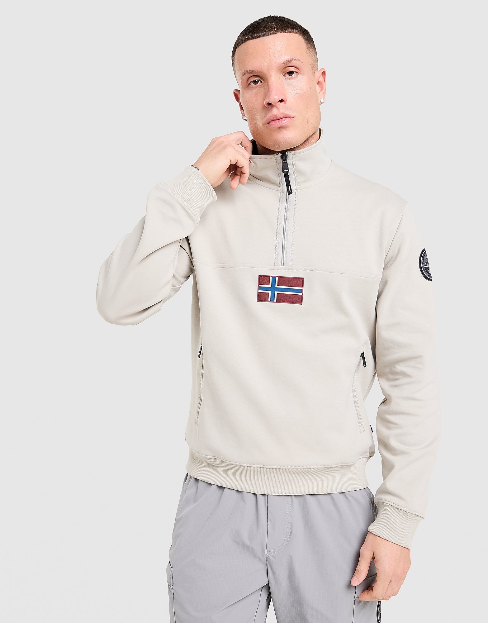 Napapijri Sweatshirt Zippé Bastien Homme