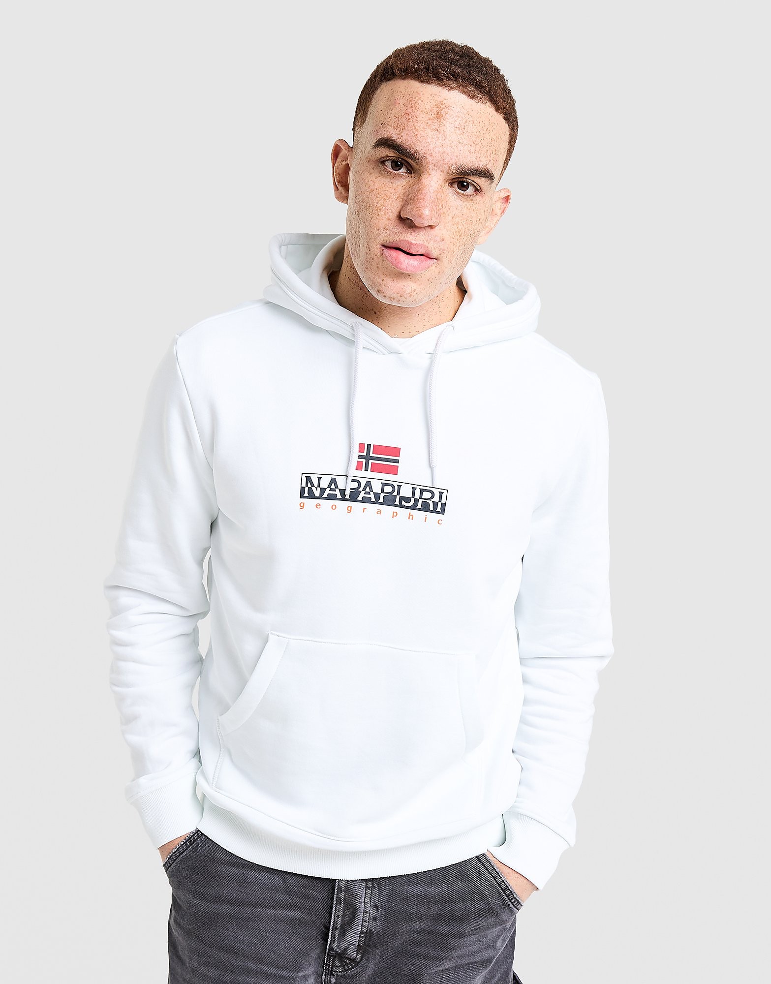 Napapijri Sweat à capuche Bory avec logo