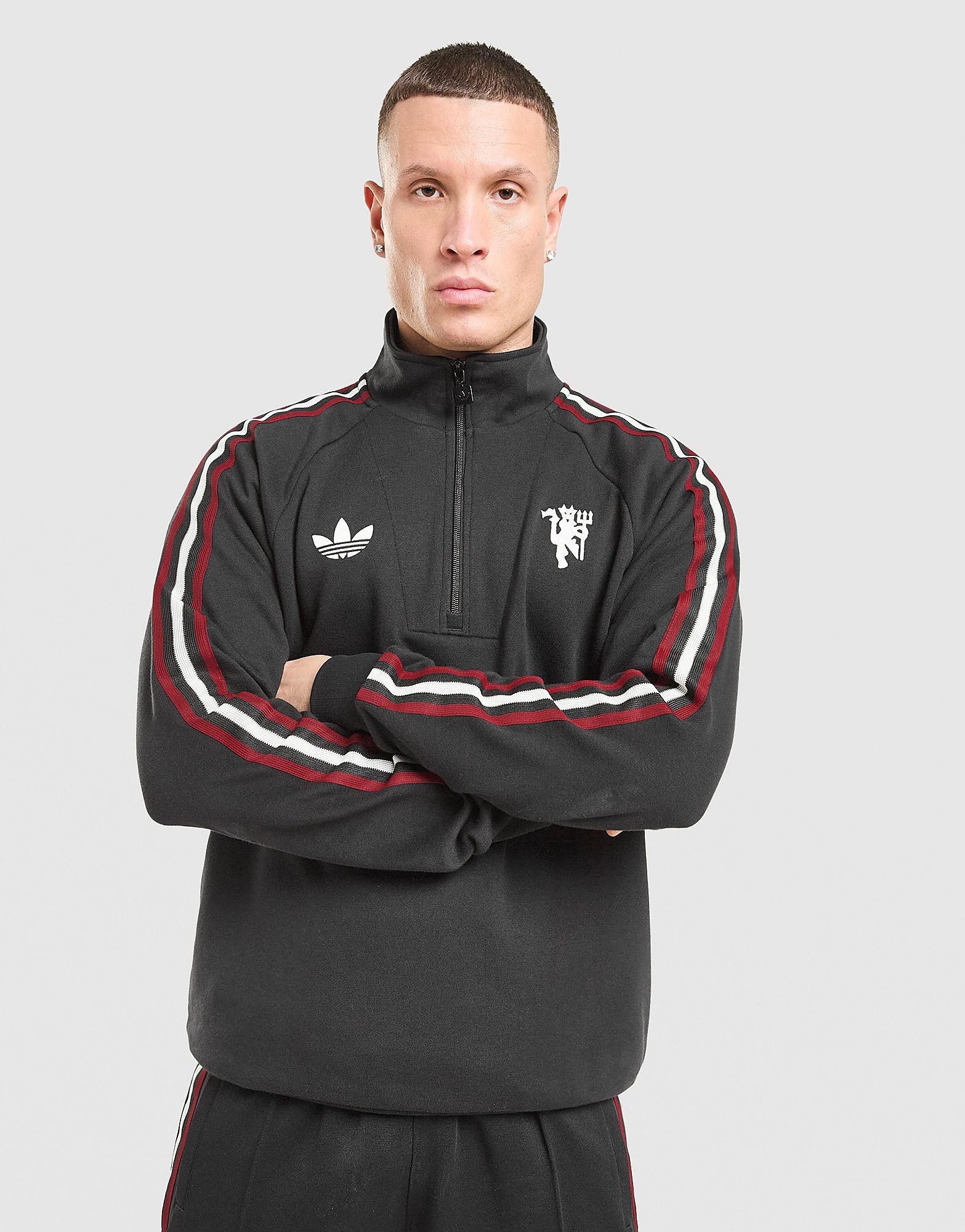 adidas Originals Manchester United FC OG 12 Zip Sweatshirt - vue 1