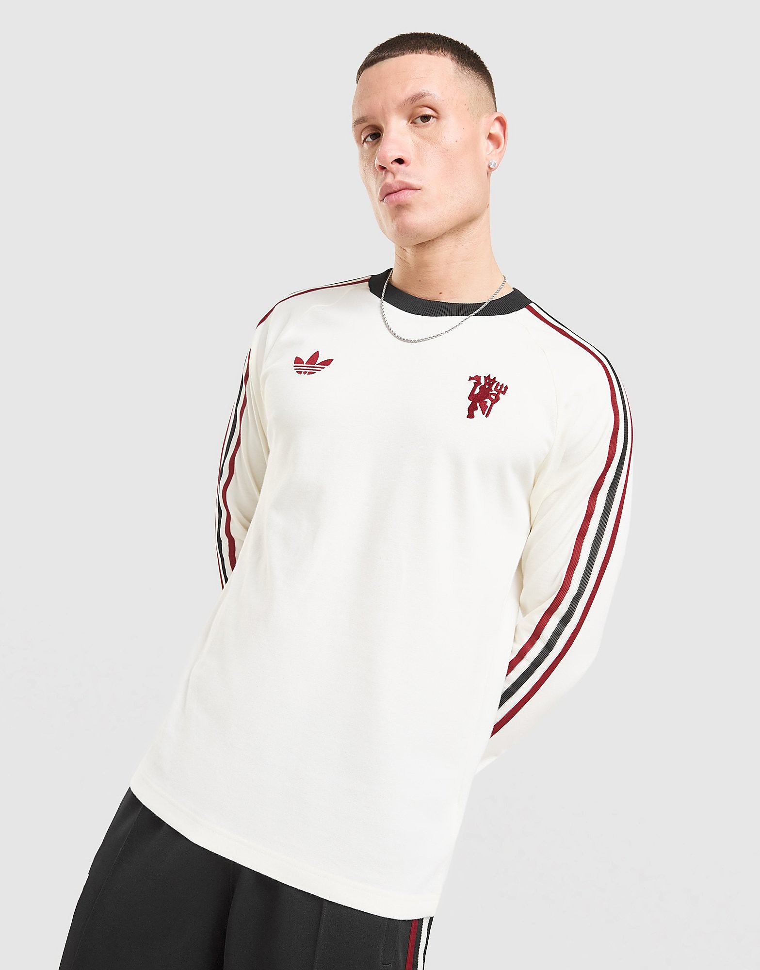 adidas Originals Manchester United FC OG Long Sleeve T Shirt - vue 1