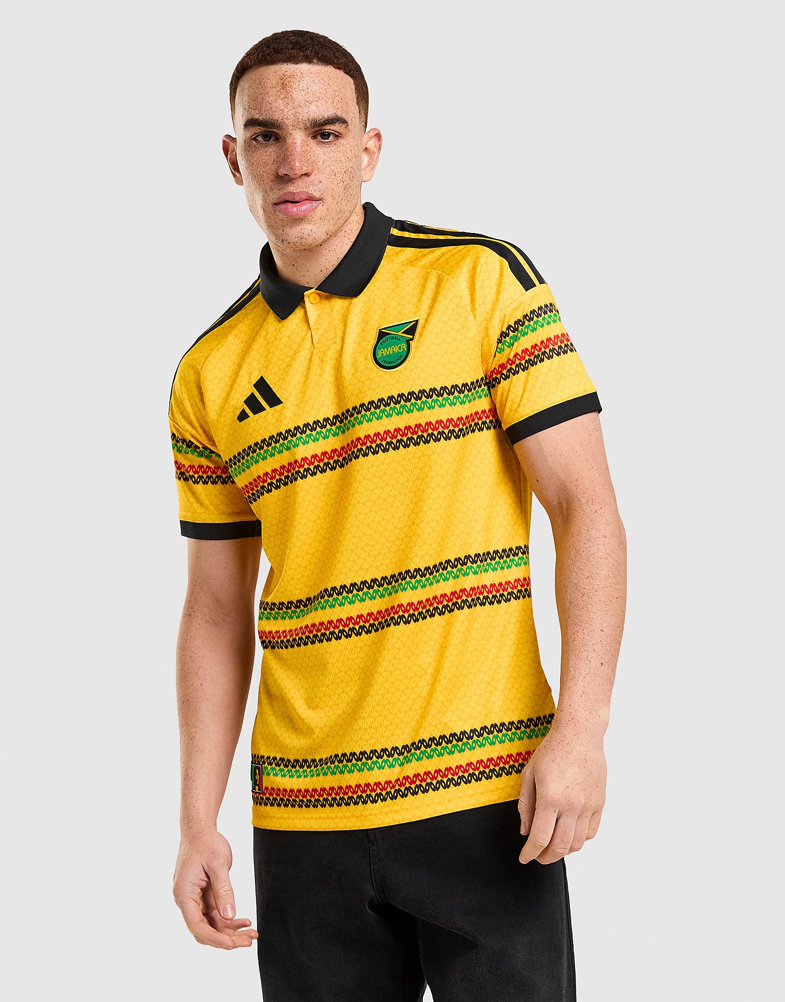 adidas Maillot domicile Jamaïque 2026 Jaune Jaune - vue 1