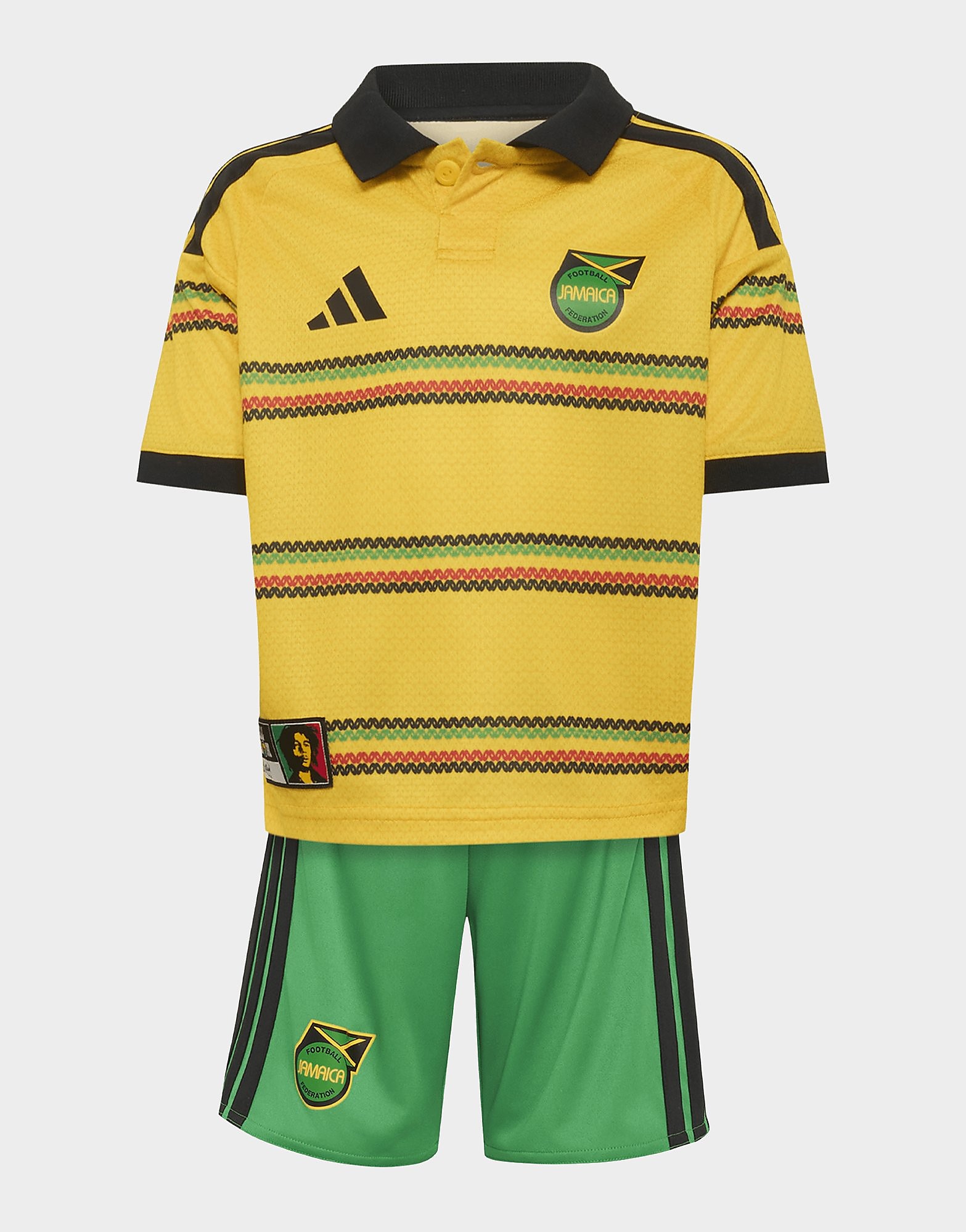 adidas Tenue domicile Jamaica 26 x Bob Marley Enfants Jaune Jaune - vue 1