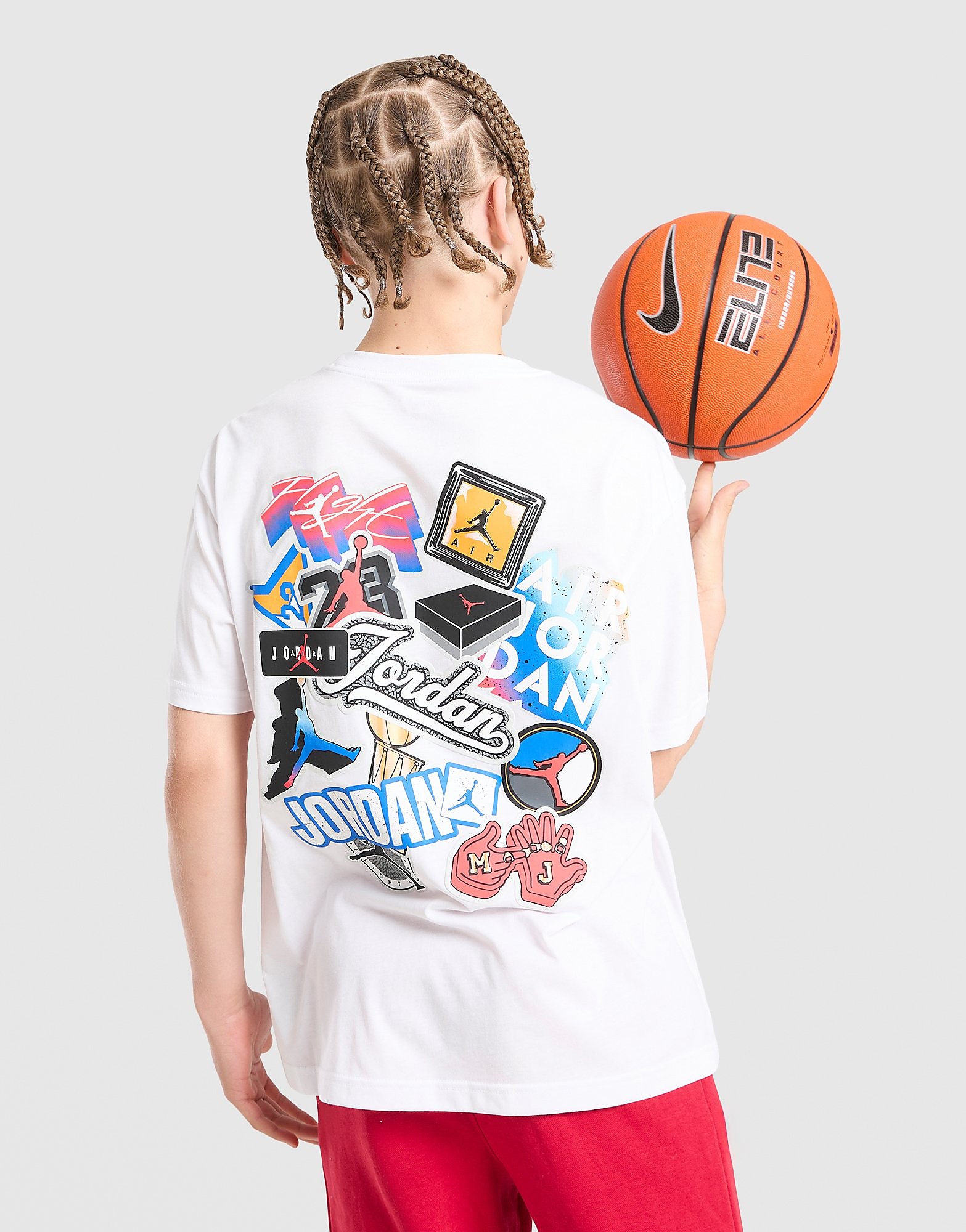 Jordan T shirt Sticker Junior - vue 1