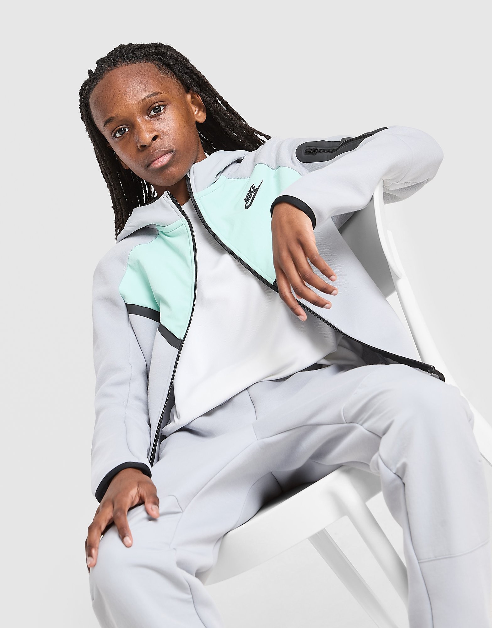 Nike Sweat à capuche Zippé Tech Mix Junior - vue 1