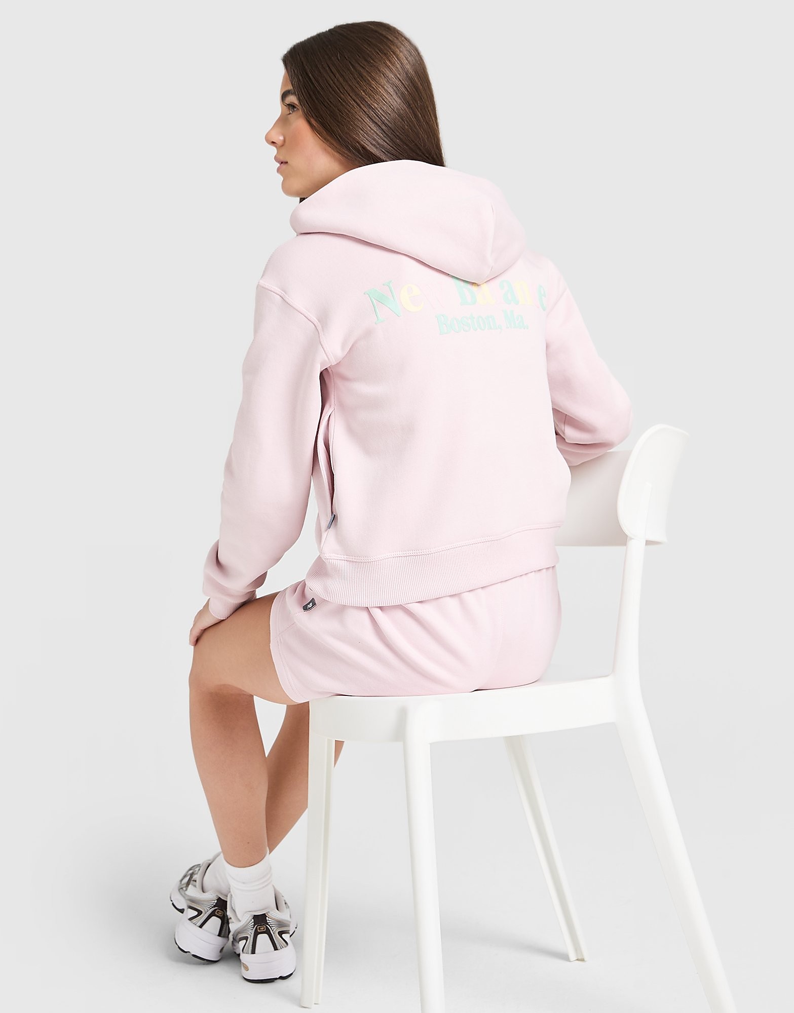 New Balance Sweat à capuche zippé Tones Fille Junior