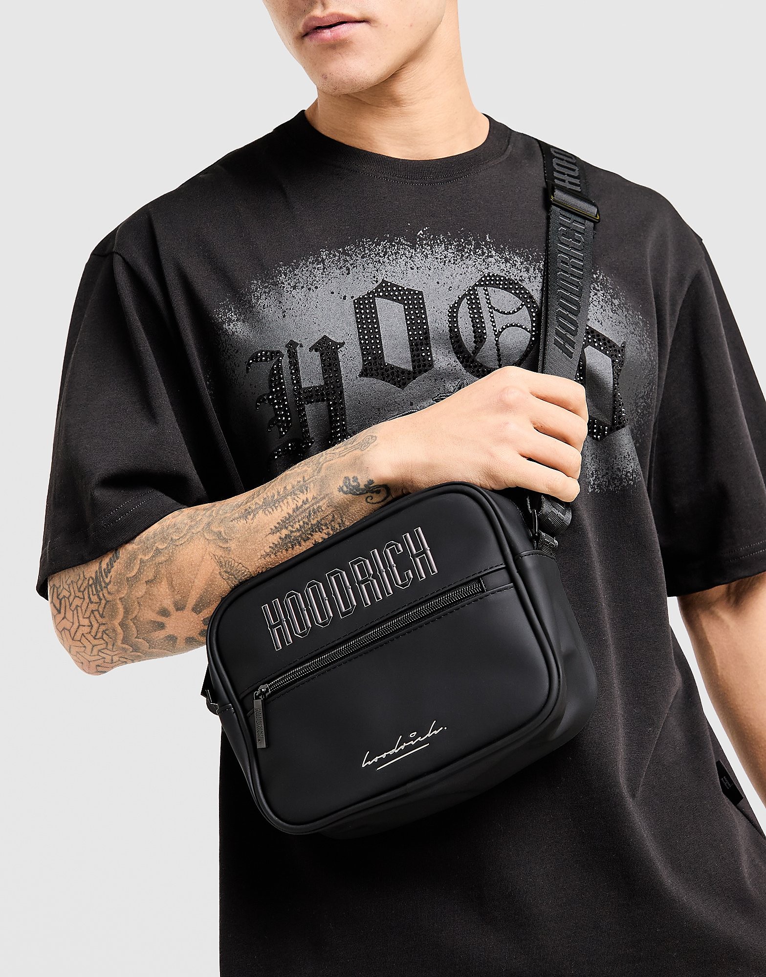 Hoodrich Borsa Messenger Coupe, nero