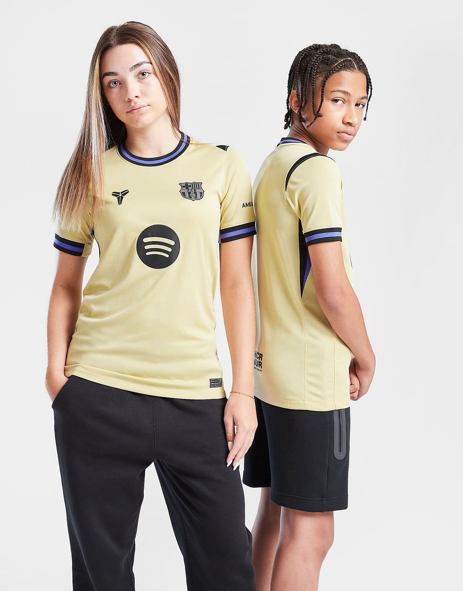 Nike FC Barcelona 202526 Away Shirt Junior Or / Dorée Or / Dorée