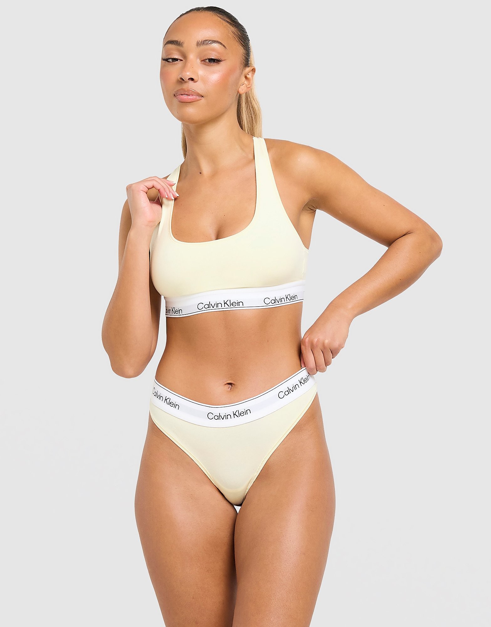 Calvin Klein Icon Modal Bralette Jaune Jaune - vue 1
