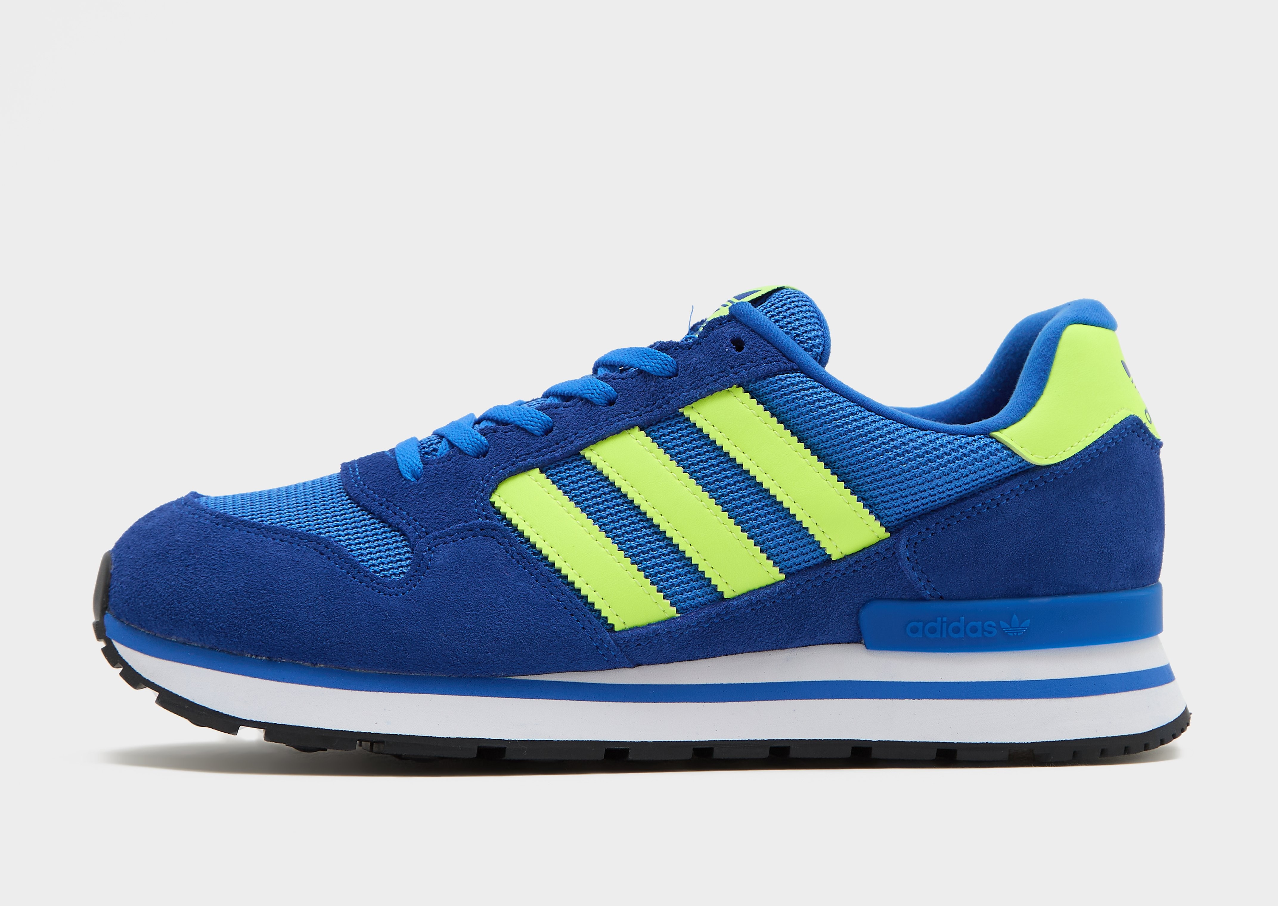 Adidas ZX 500 herensneaker blauw en geel