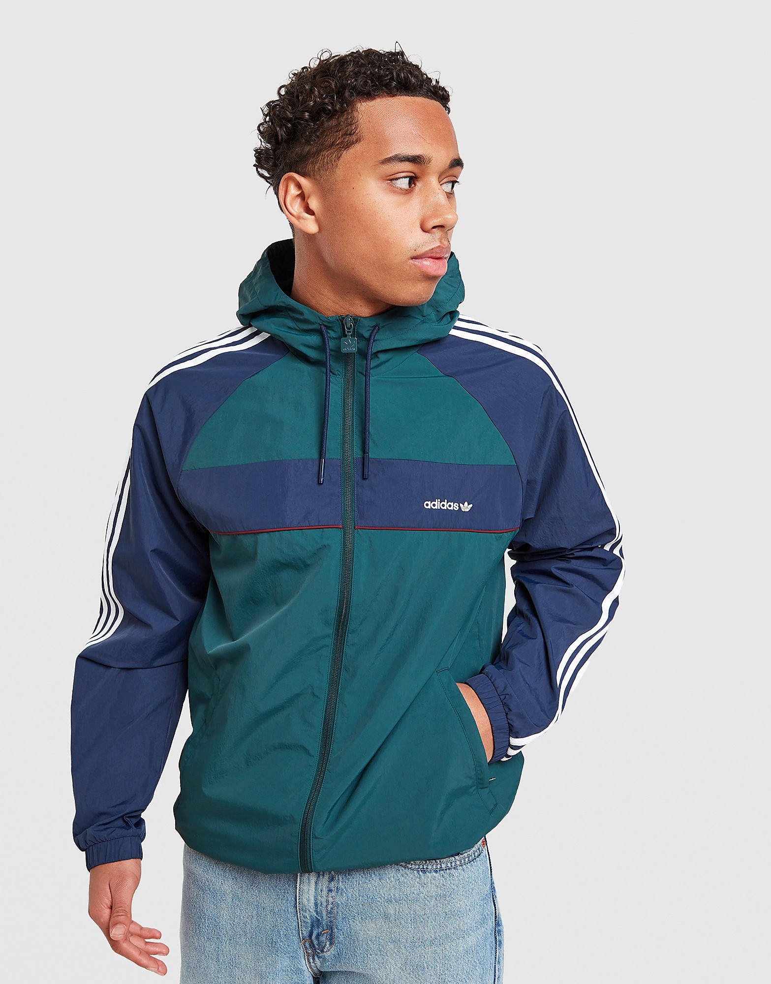 adidas Originals Colour Block Retro Windbreaker - vue 1