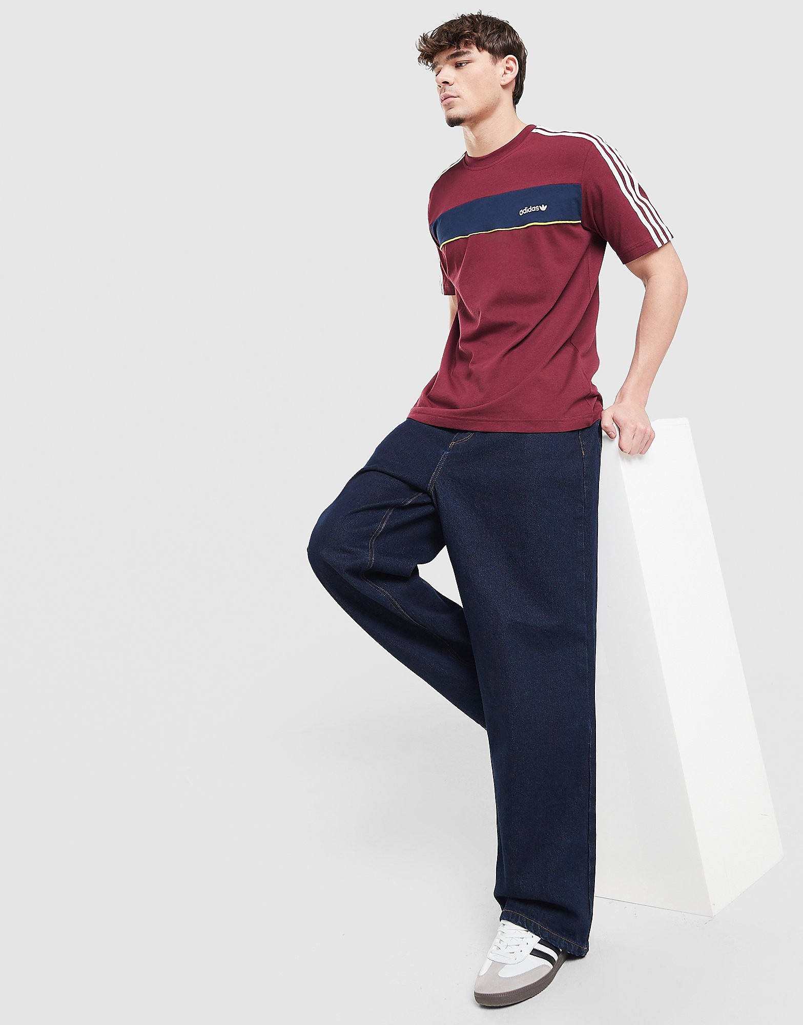 adidas Originals Colour Block Retro T Shirt - vue 1