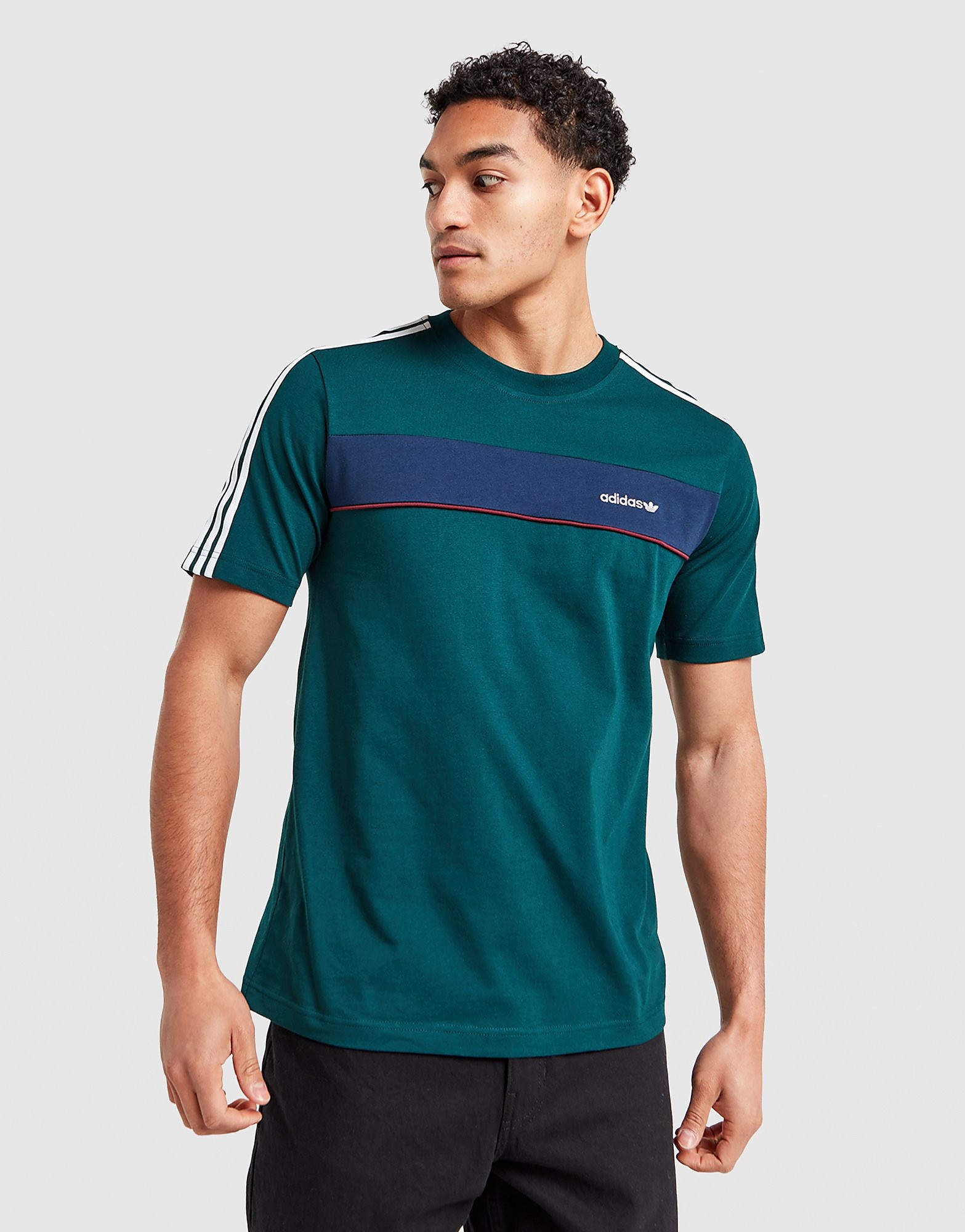 adidas Originals T shirt Colour Block Retro - vue 1