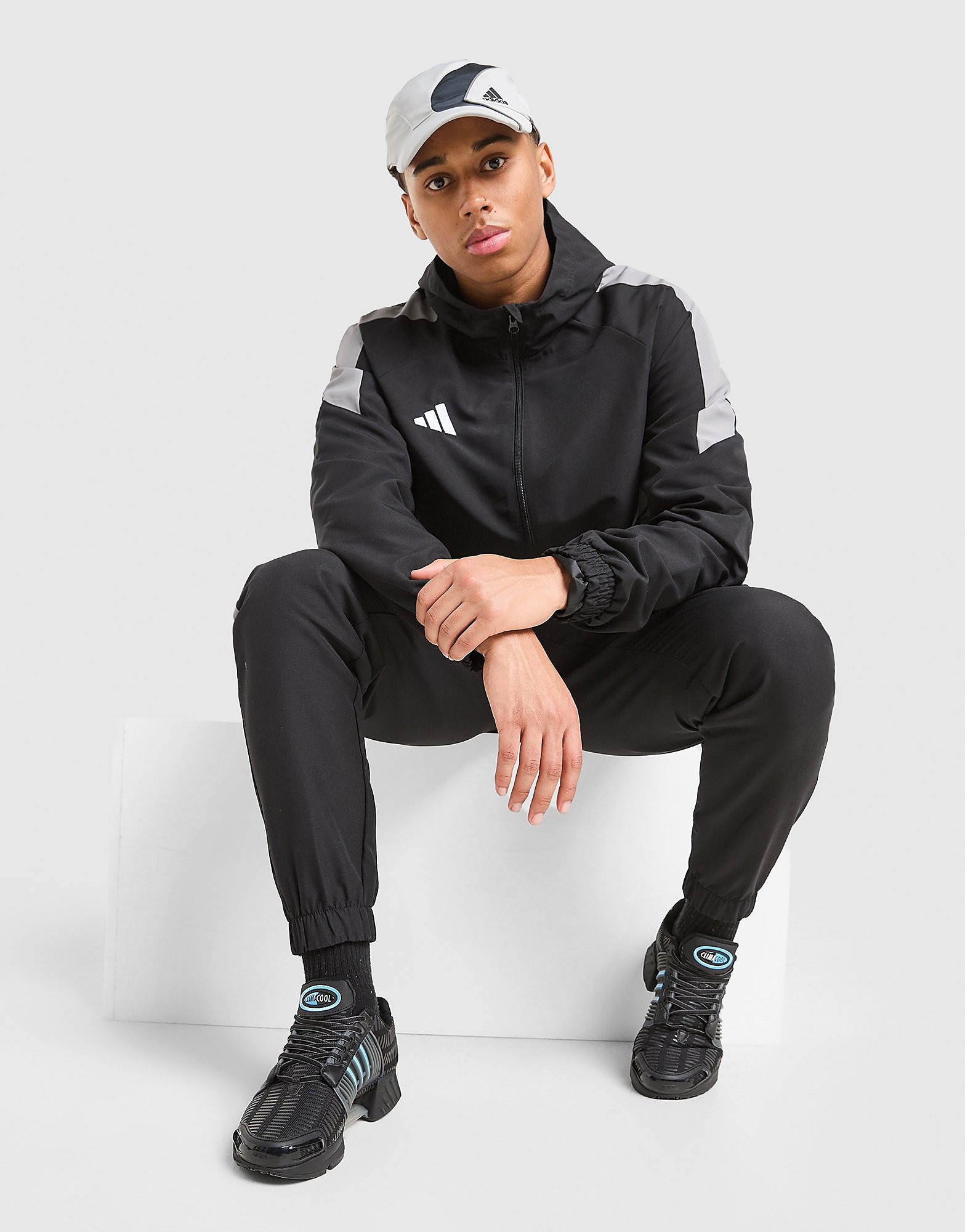 adidas Tiro Woven Full Zip Hooded Jacket - vue 1