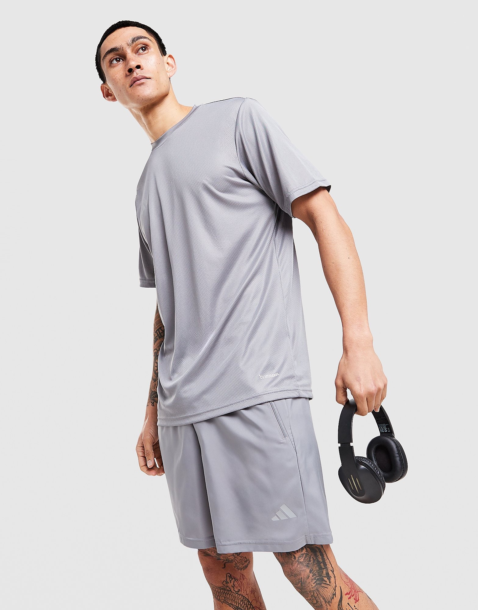 Training Shorts - Herren, Grau