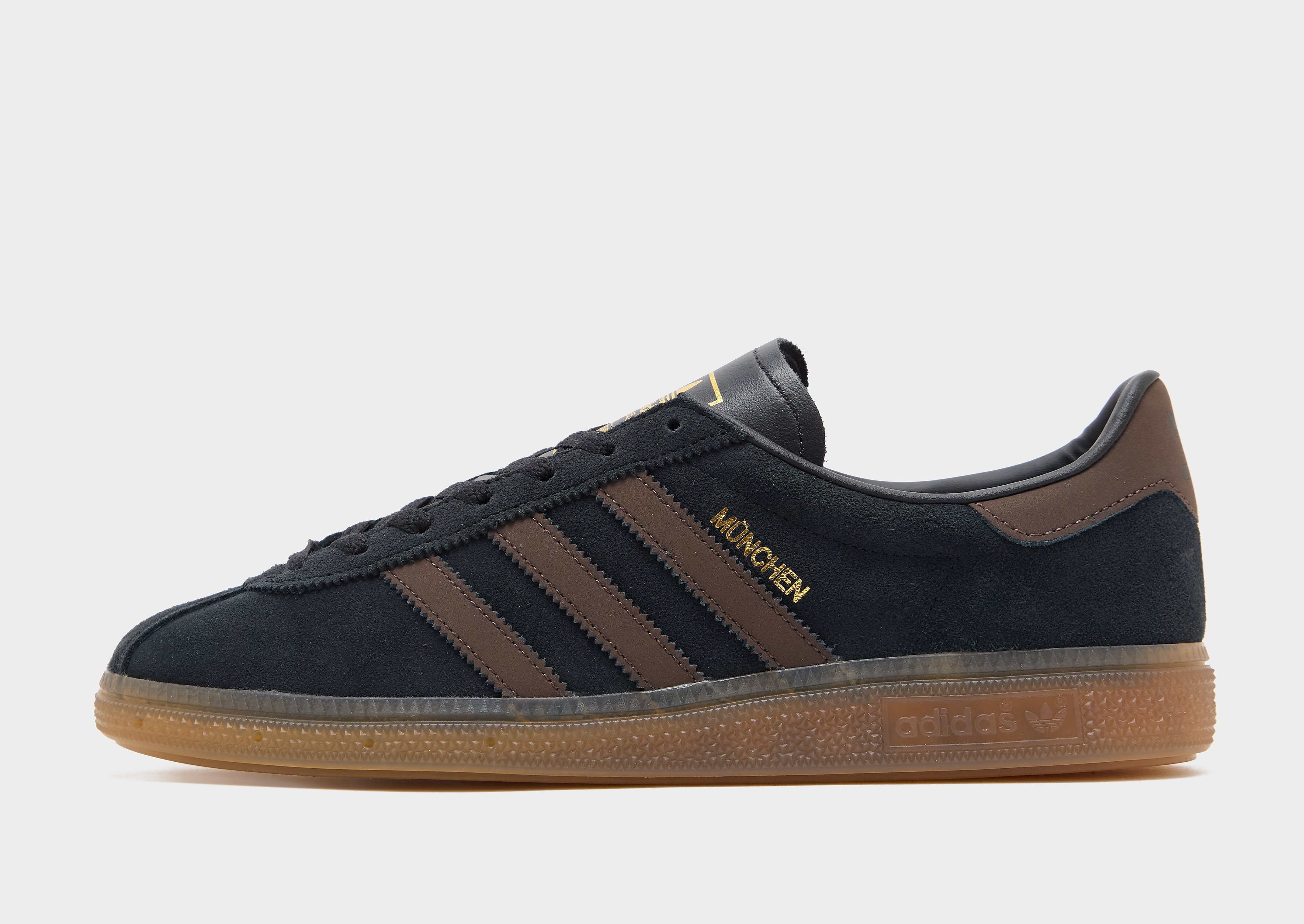 Adidas München herensneaker zwart en bruin