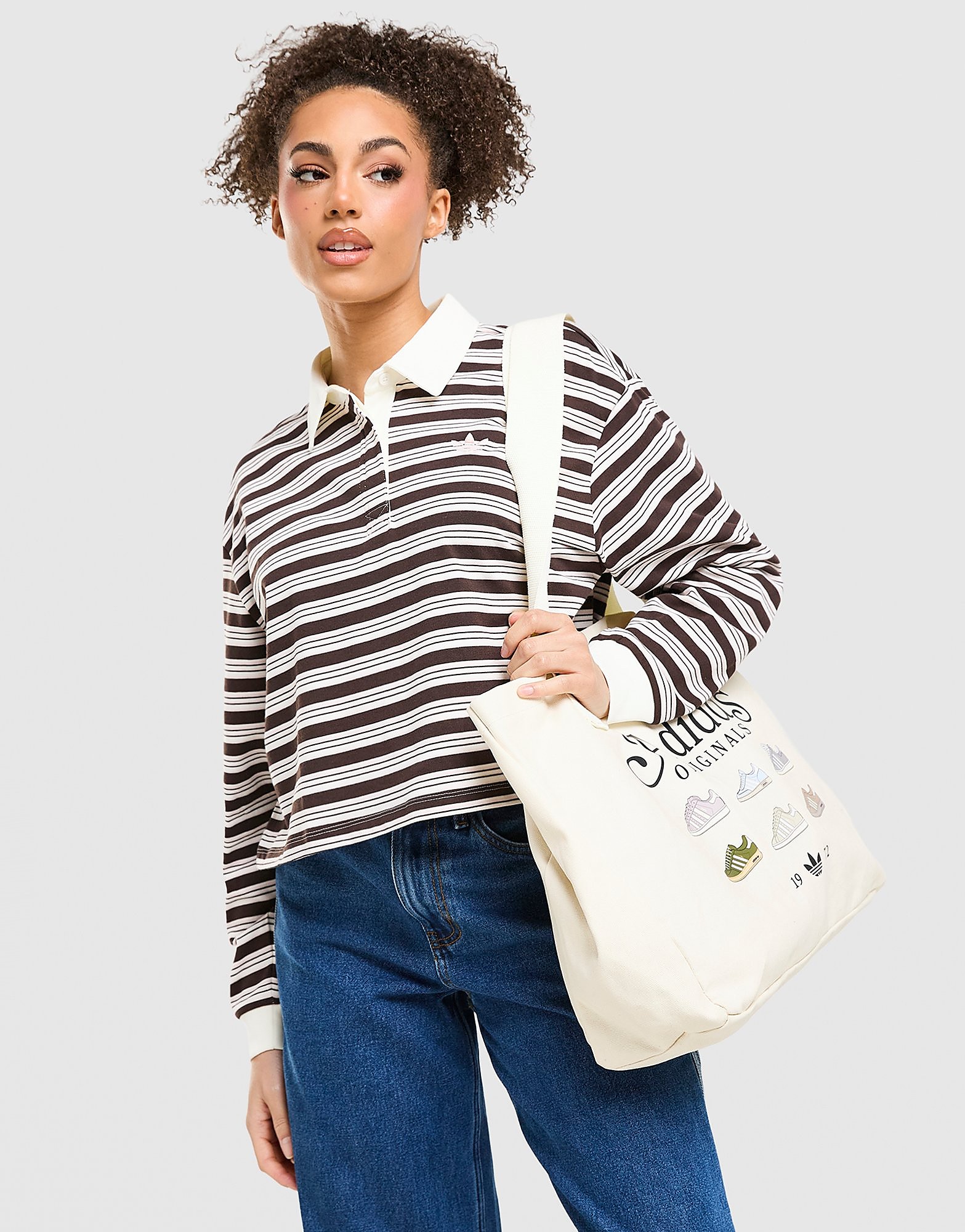 adidas Originals Stripe Rugby Shirt - vue 1