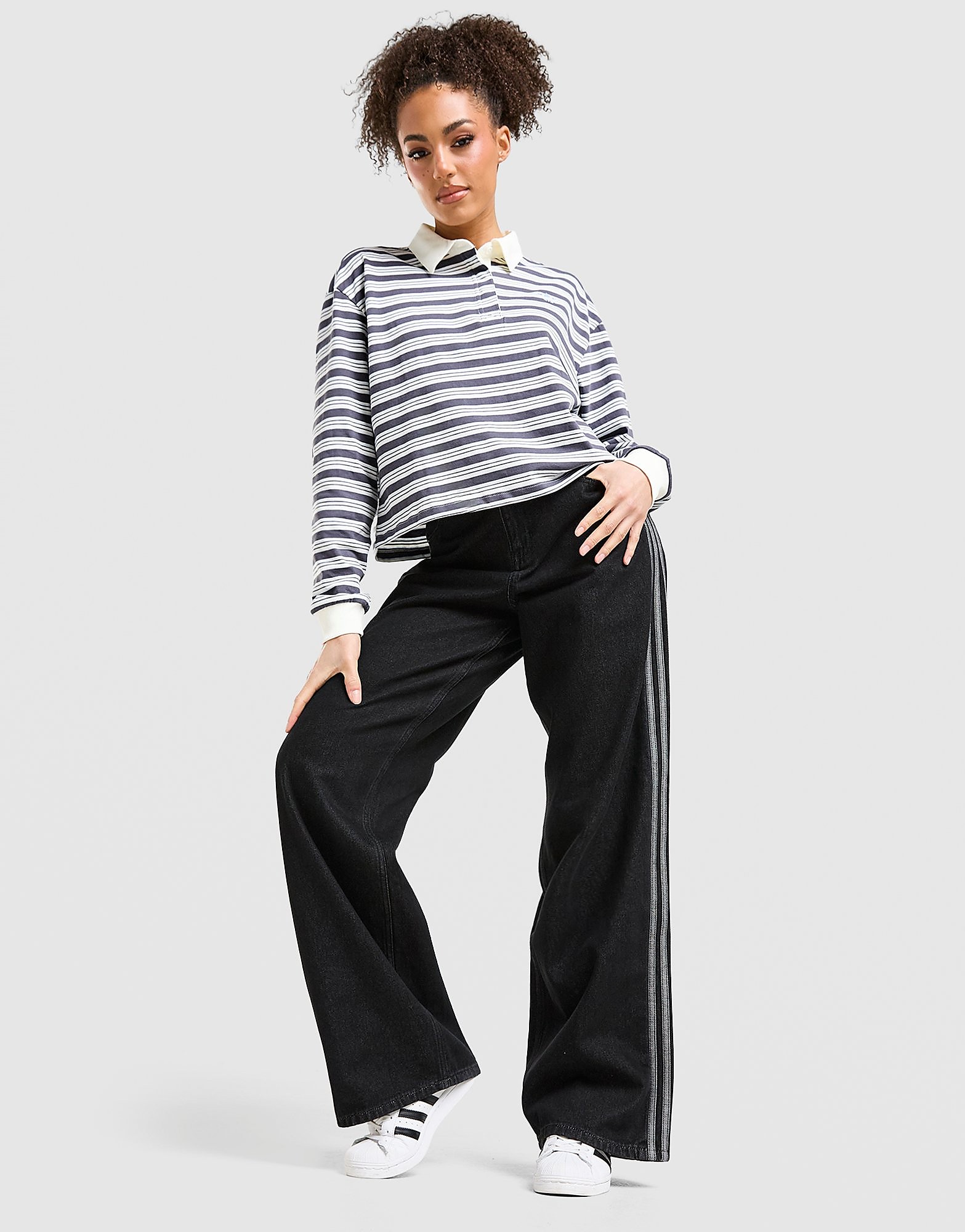 adidas Originals Stripe Rugby Shirt - vue 1