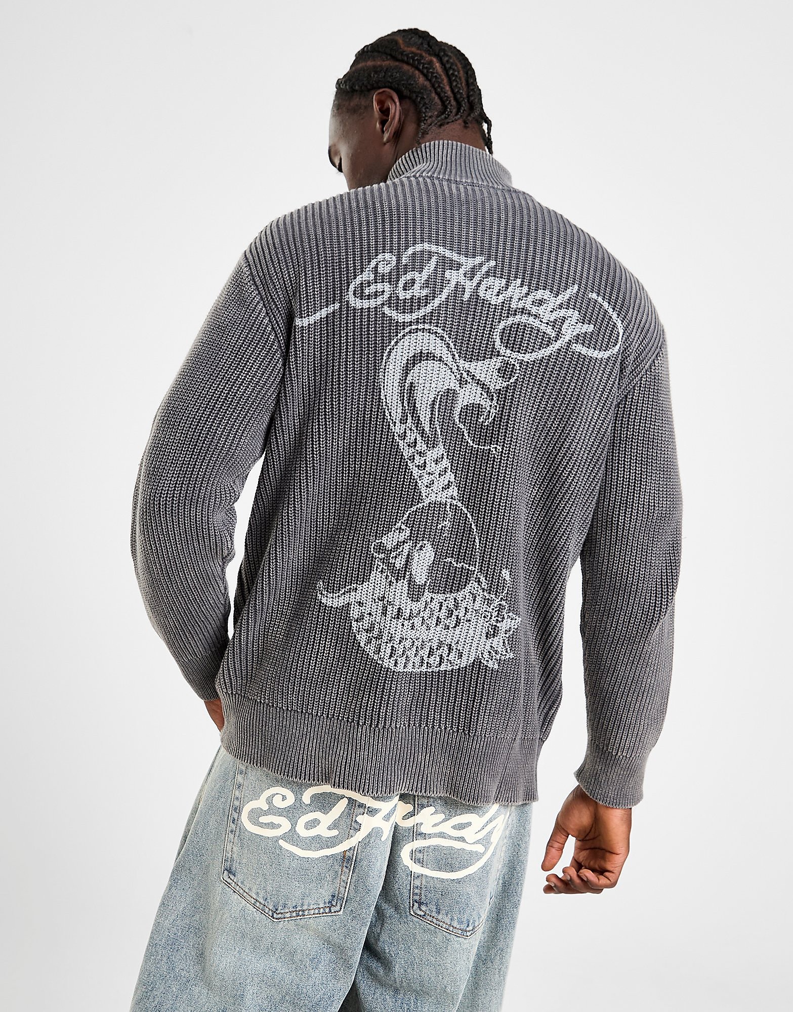 Ed Hardy Rib Full Zip Track Top