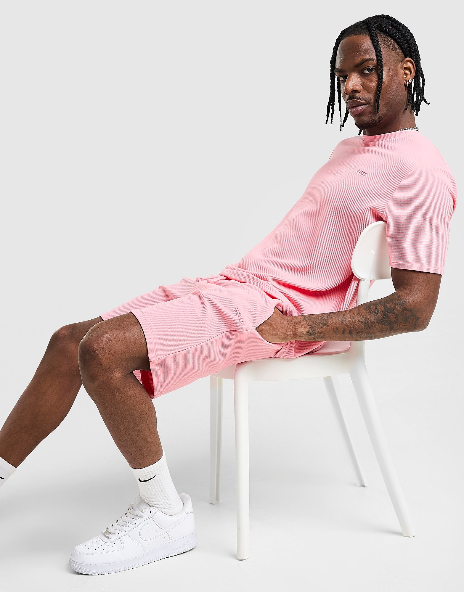 BOSS Short côtelé - vue 1