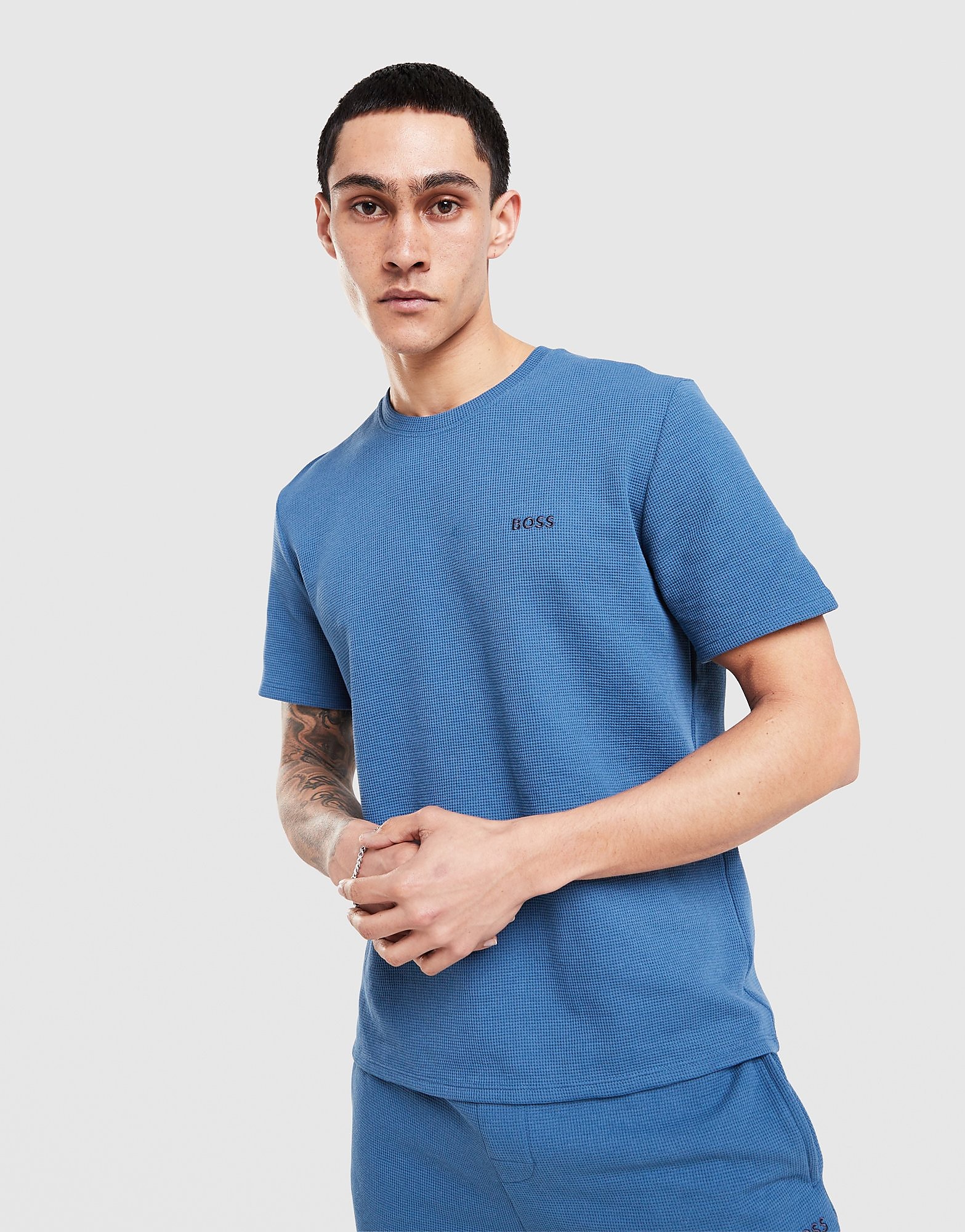 BOSS T shirt Waffle - vue 1
