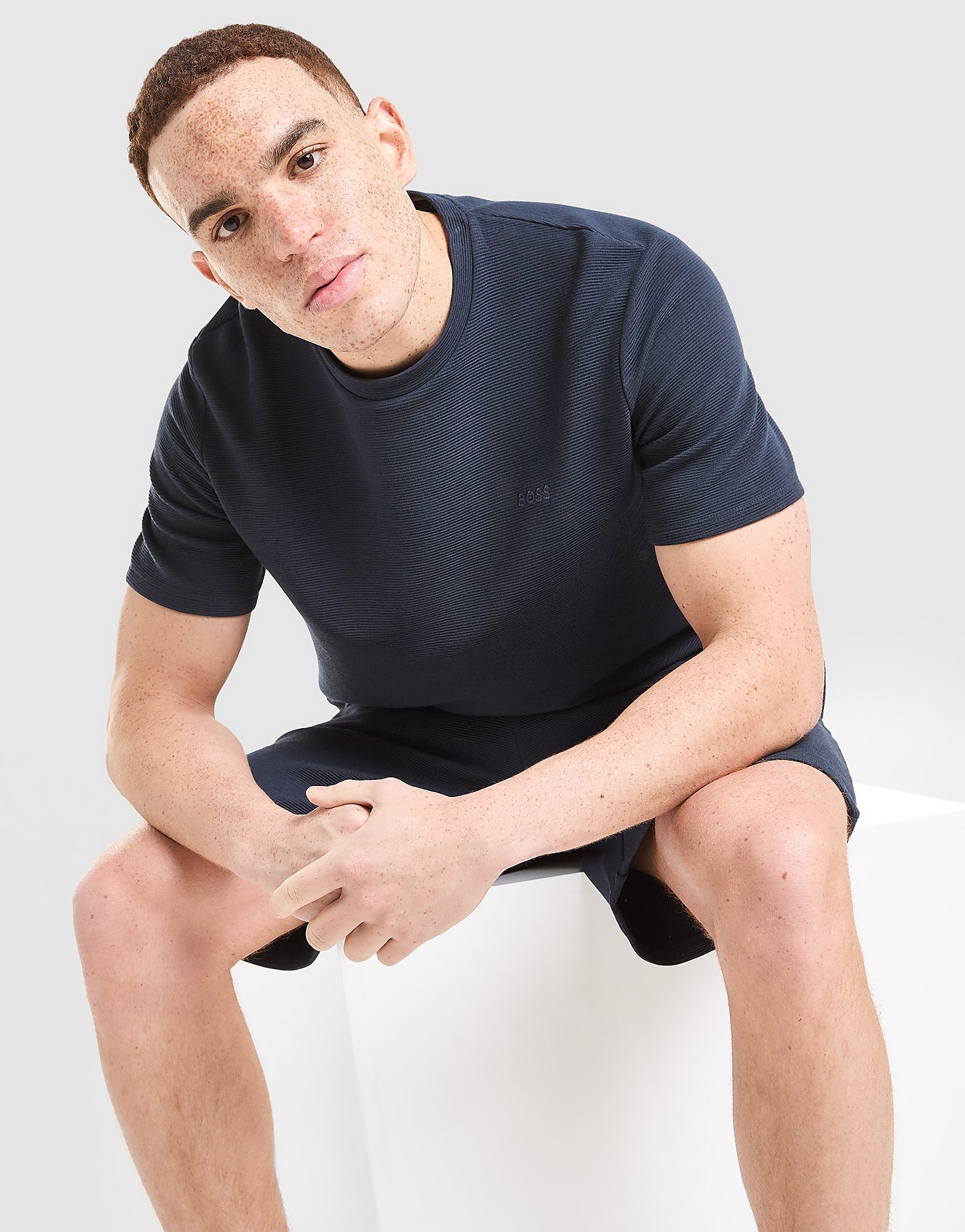 BOSS T shirt côtelé - vue 1