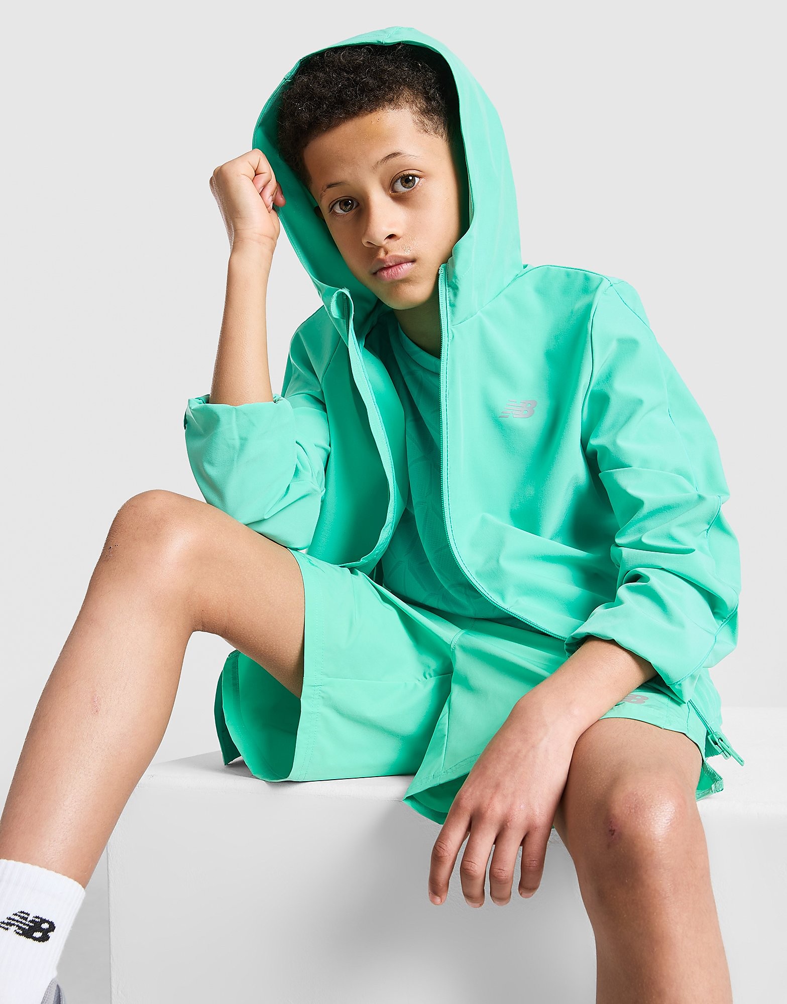 New Balance Core Woven Jacket Junior - vue 1