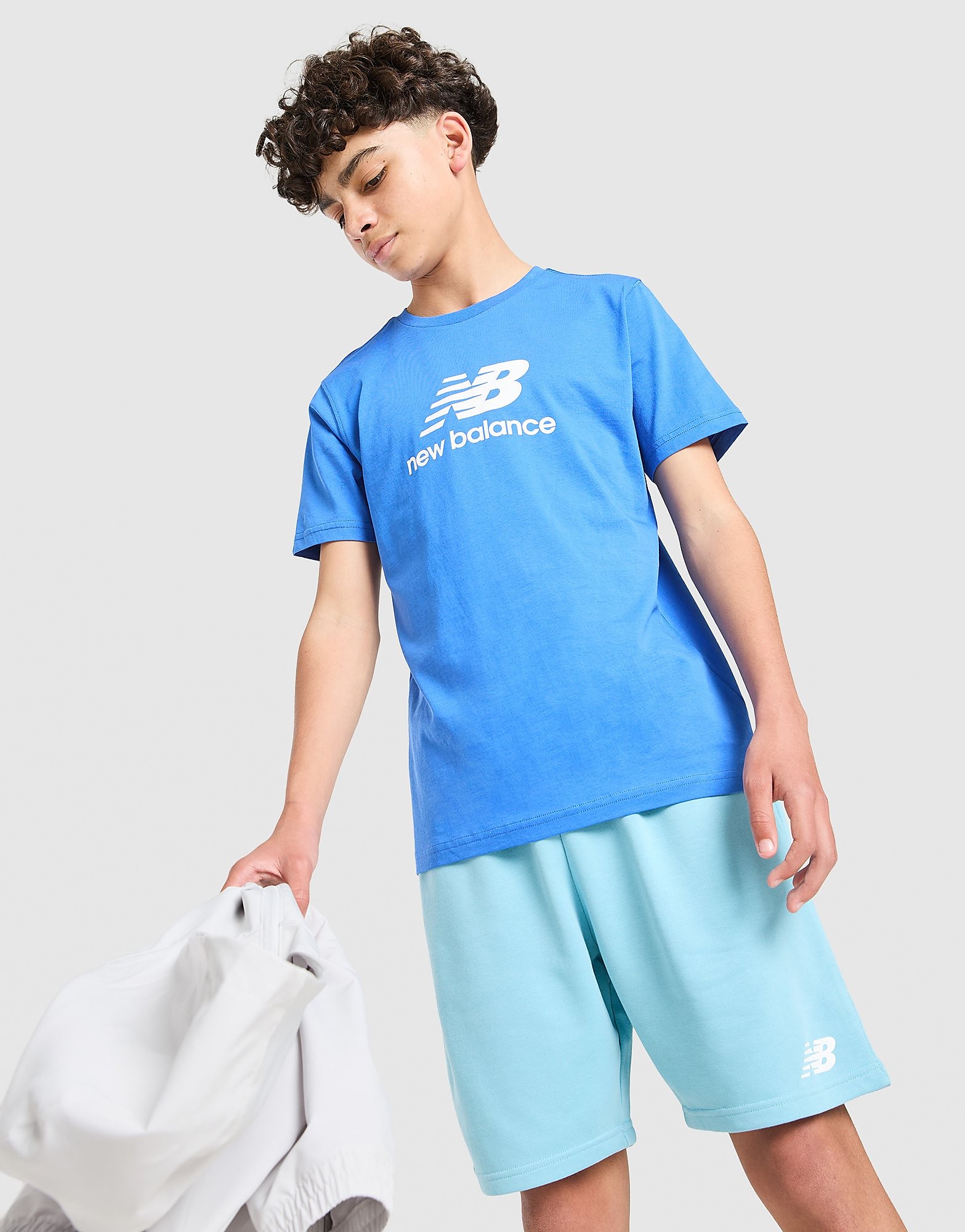 New Balance Large Logo T ShirtShorts Set Junior - vue 1