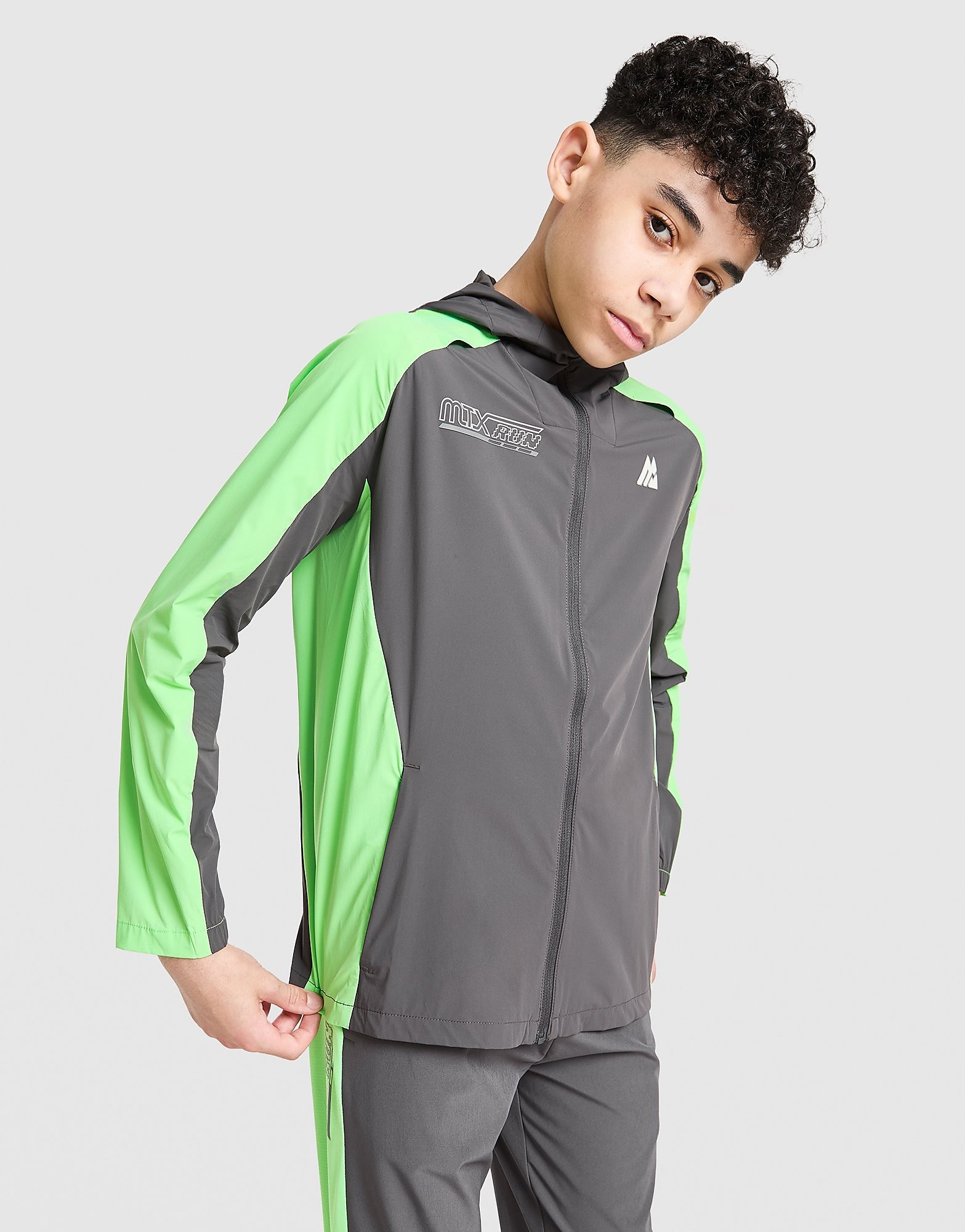 MTX Run Windbreaker Jacket Junior, Grau - unisex - Size: L