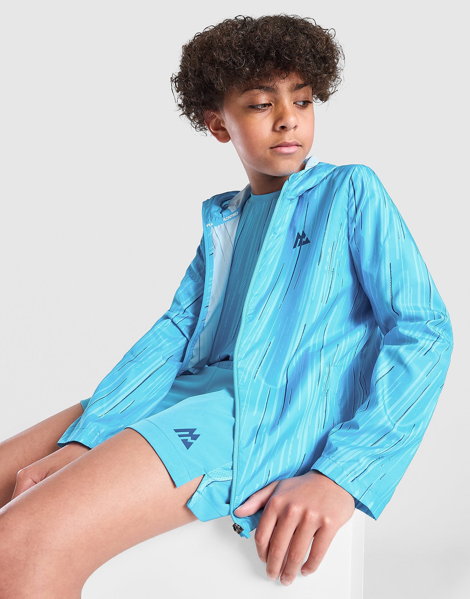 Vigour Dash Windbreaker Jacket Junior - Blu, blu blu Bambino taglia XL