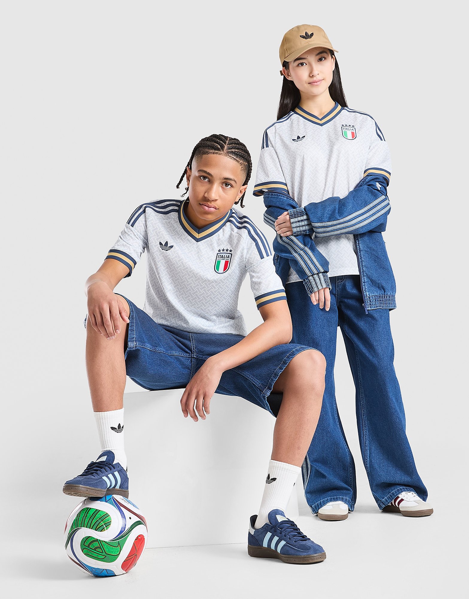 adidas Originals Maillot extérieur Italie 2026 Junior - vue 1