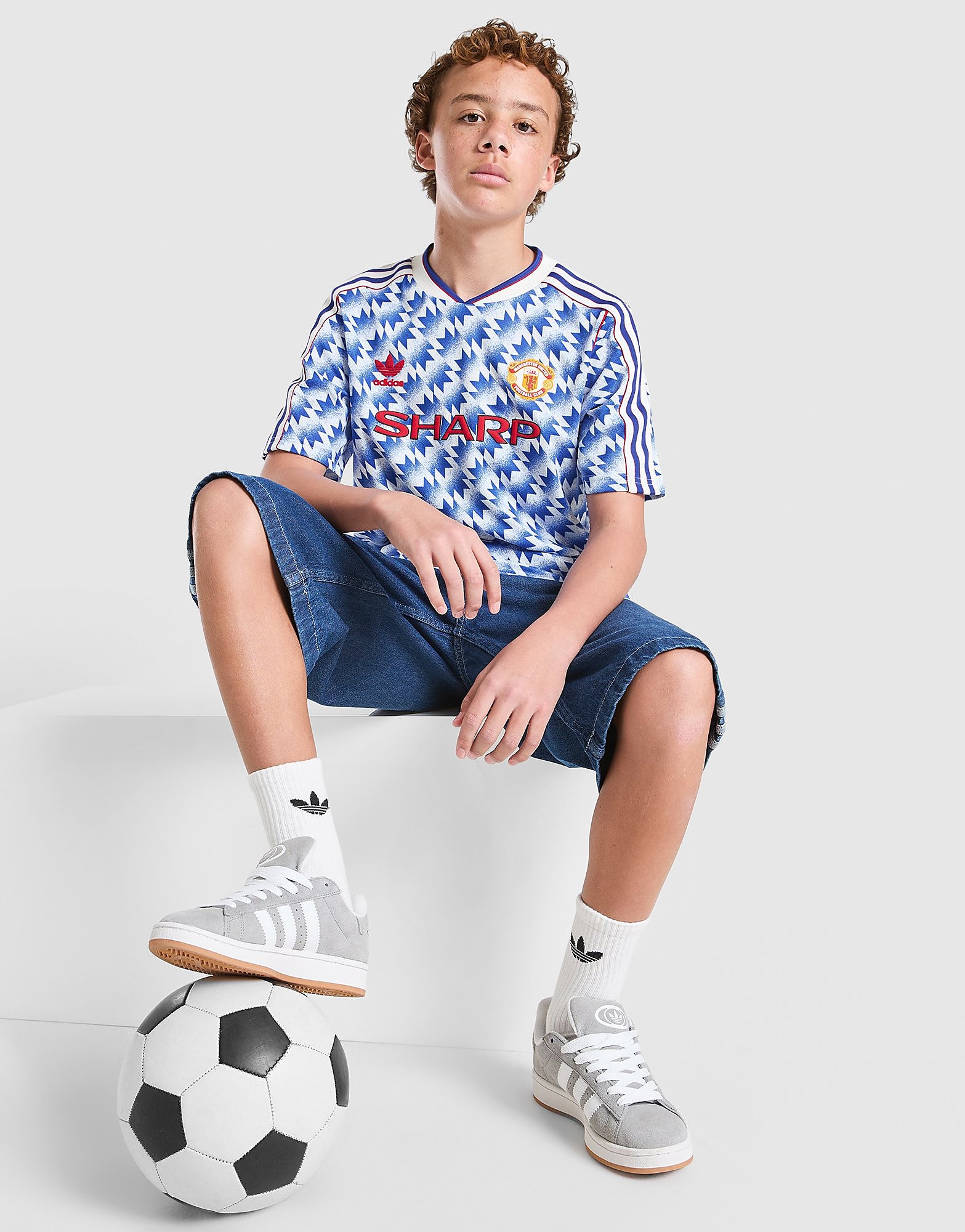 adidas Manchester United FC 1990 92 Away Sweatshirt