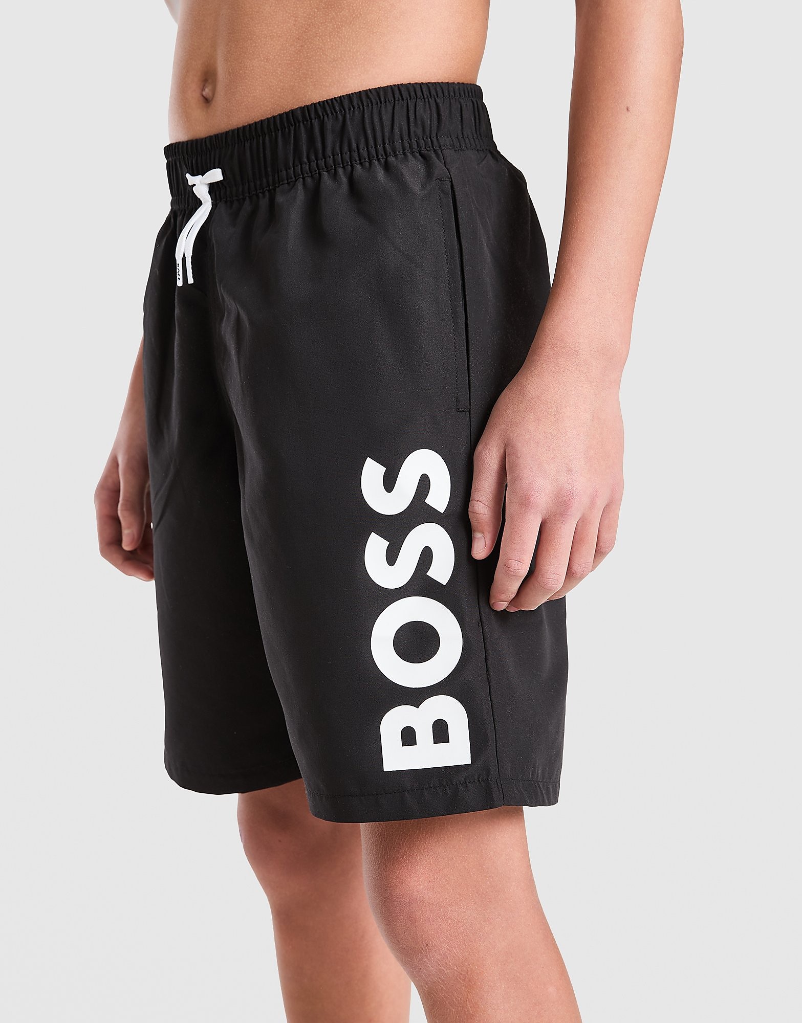 Large Logo Swim Shorts Junior - Nero, nero nero Bambino taglia 10Y
