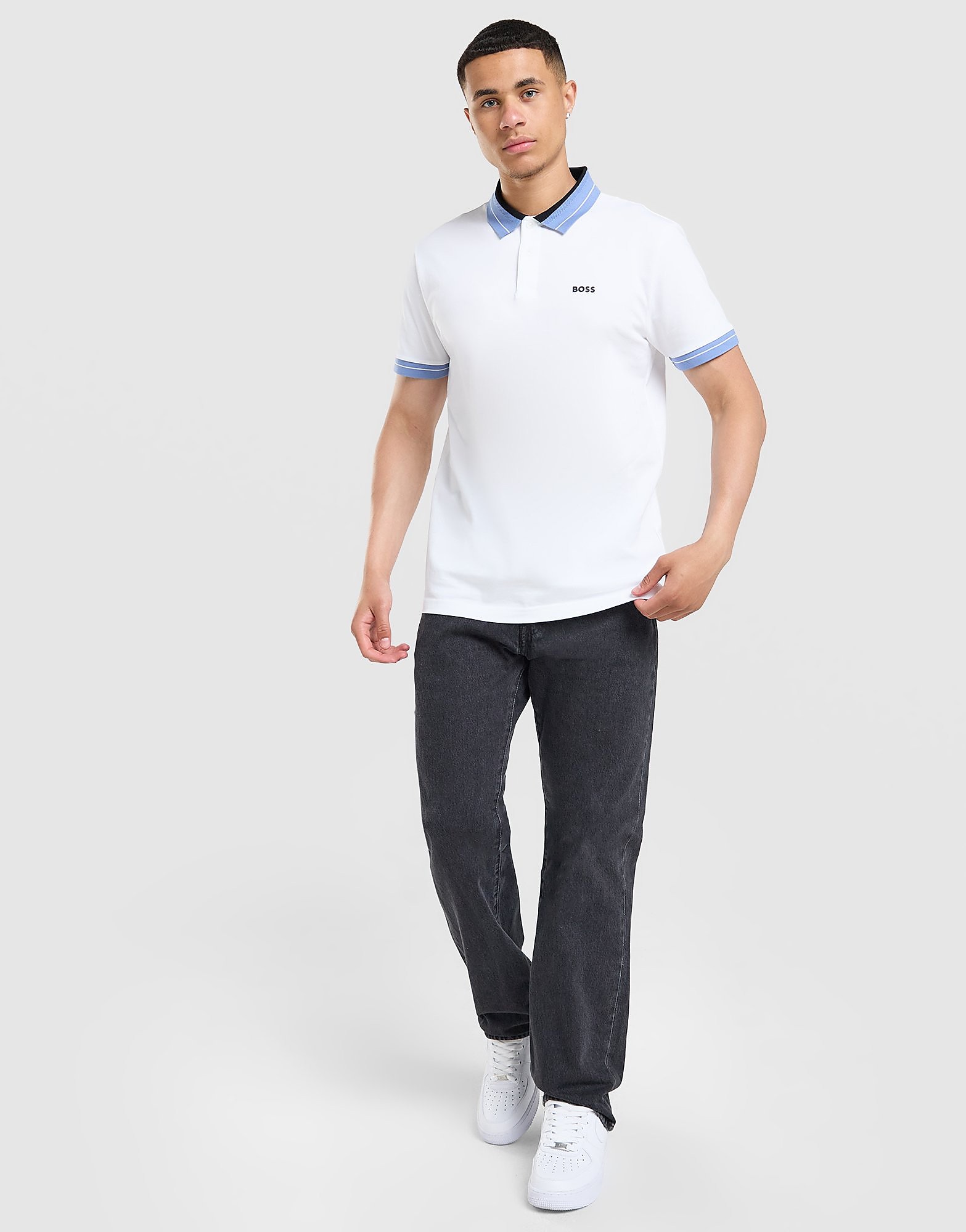 PL Member Polo Shirt - Herren, Weiss - male - Size: XL