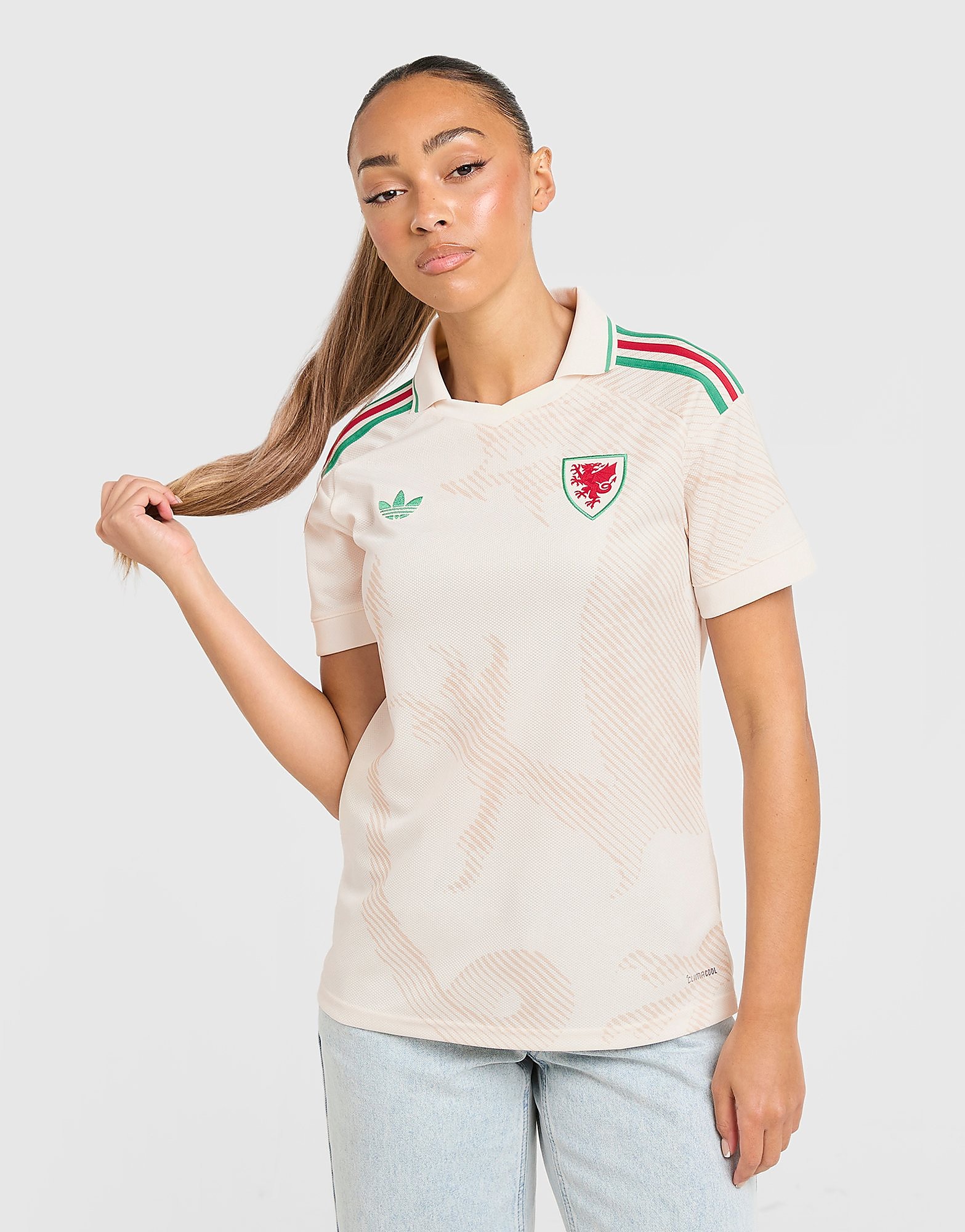 adidas Maillot Extérieur Pays de Galles 26 - Blanc, Blanc