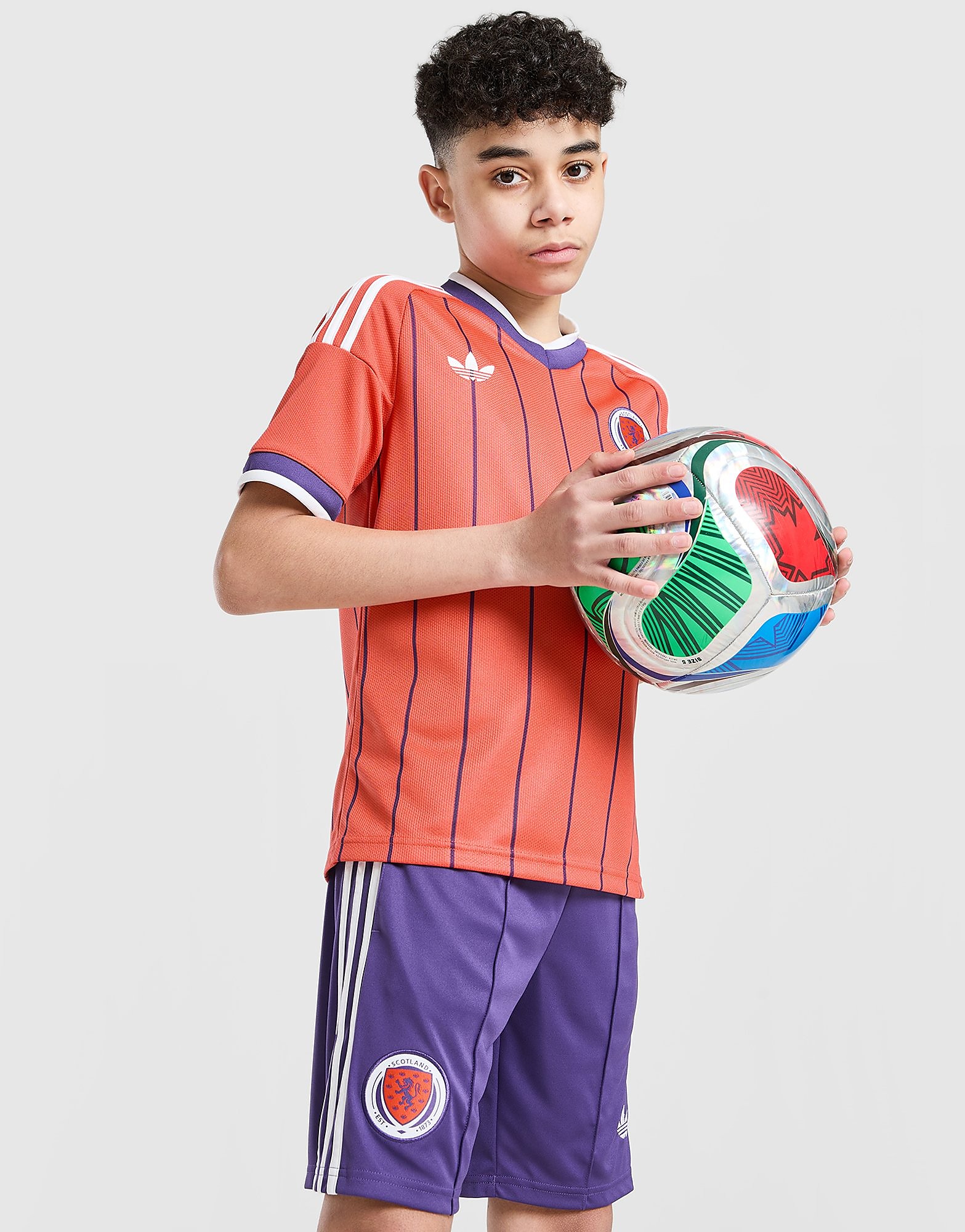 Adidas Originals Pantaloncino Seconda Divisa Scozia 2026 Junior, Viola