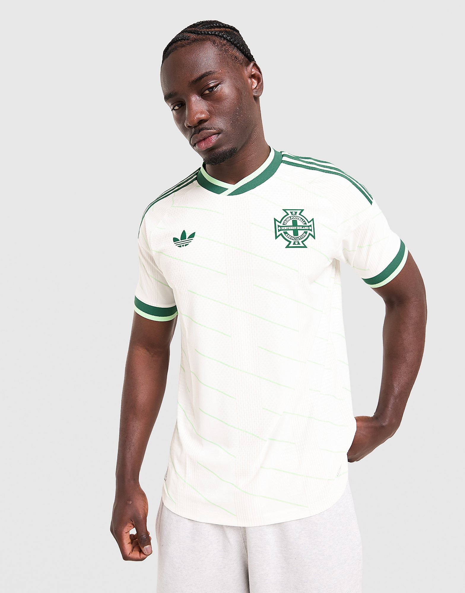 Mens Maglia Match Seconda Divisa Irlanda del Nord 2026 - Bianco, bianco bianco Uomo taglia XXL