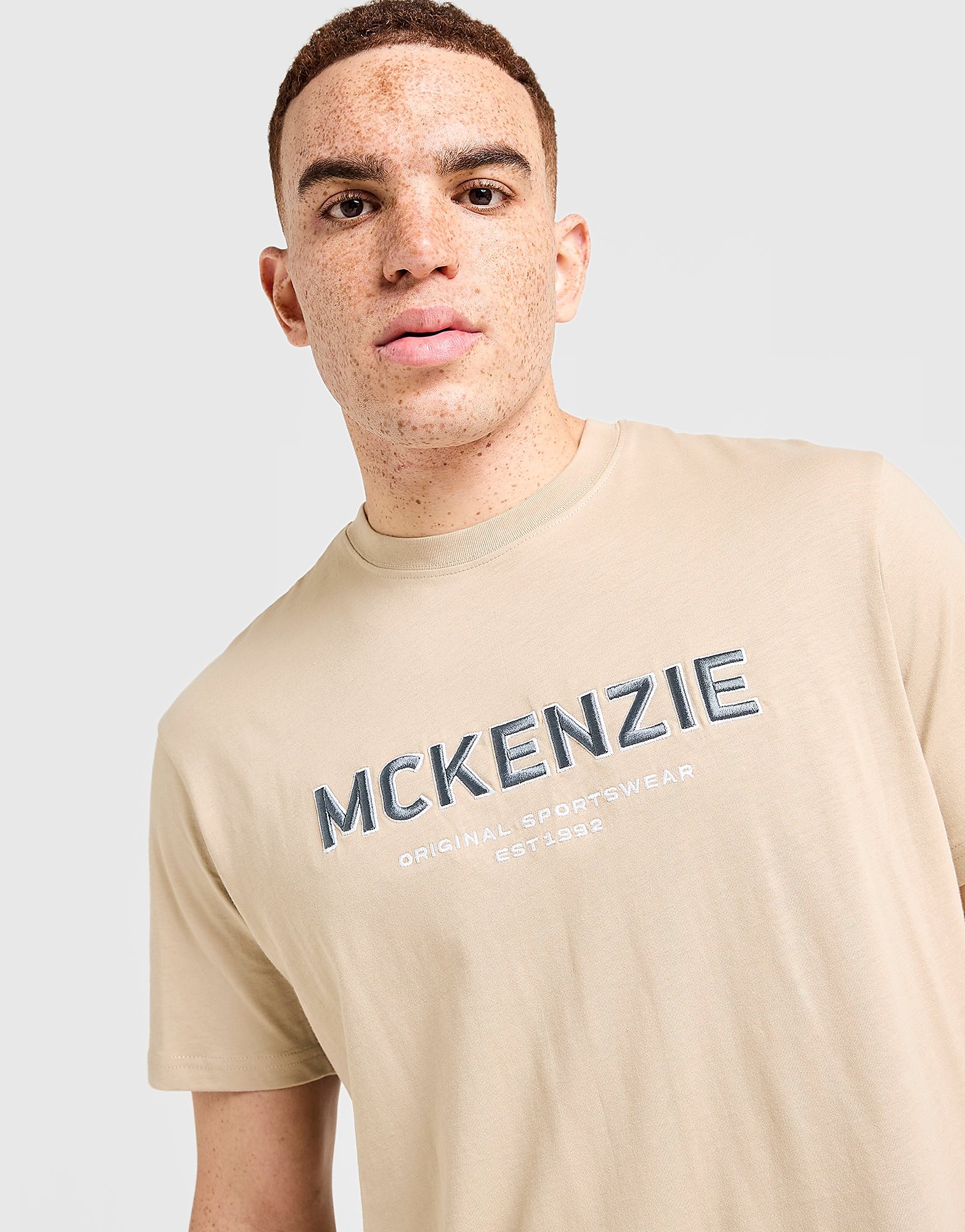 Elsted T-Shirt - Herren, Braun - male - Size: L