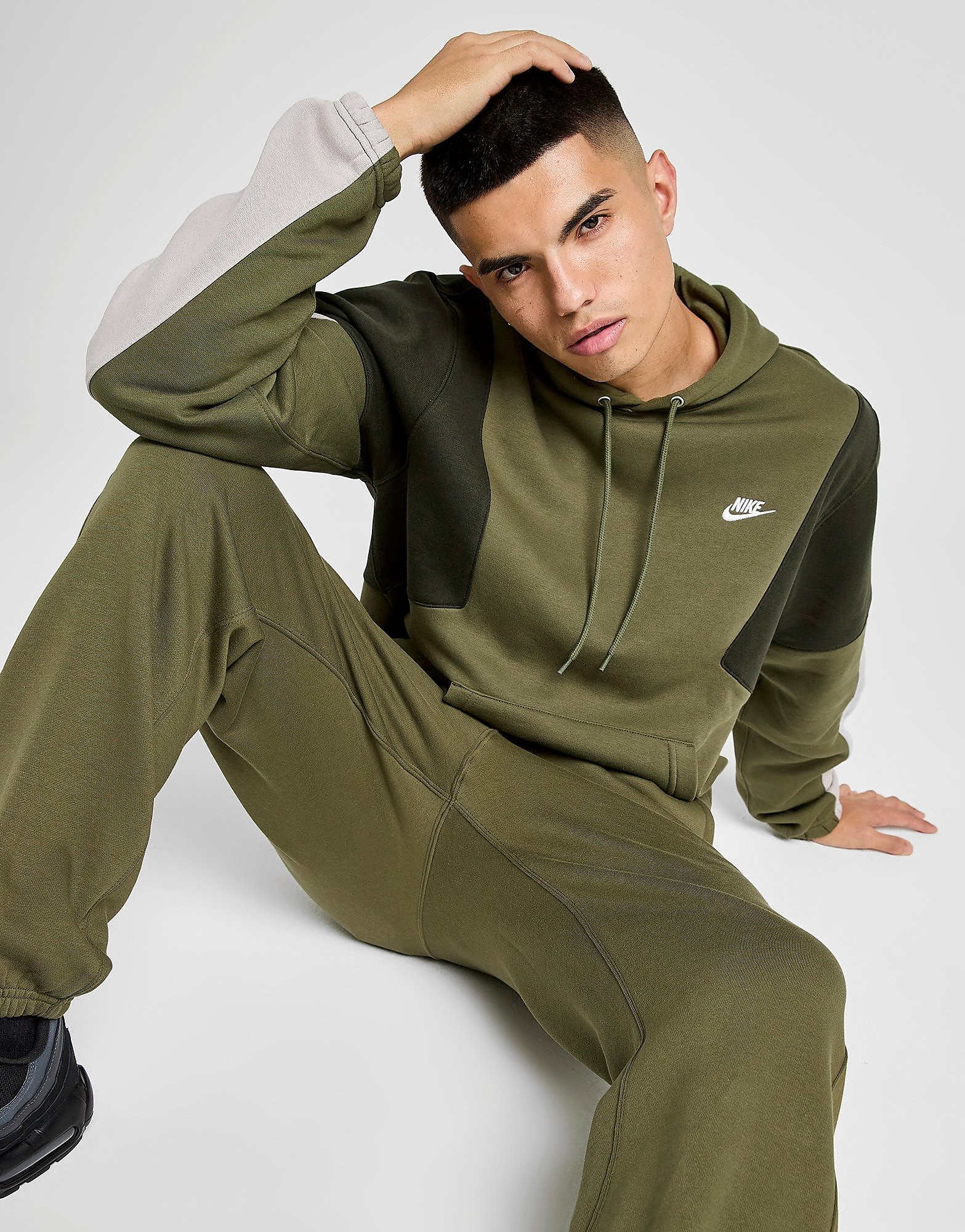 Nike Club Colour Block Hoodie